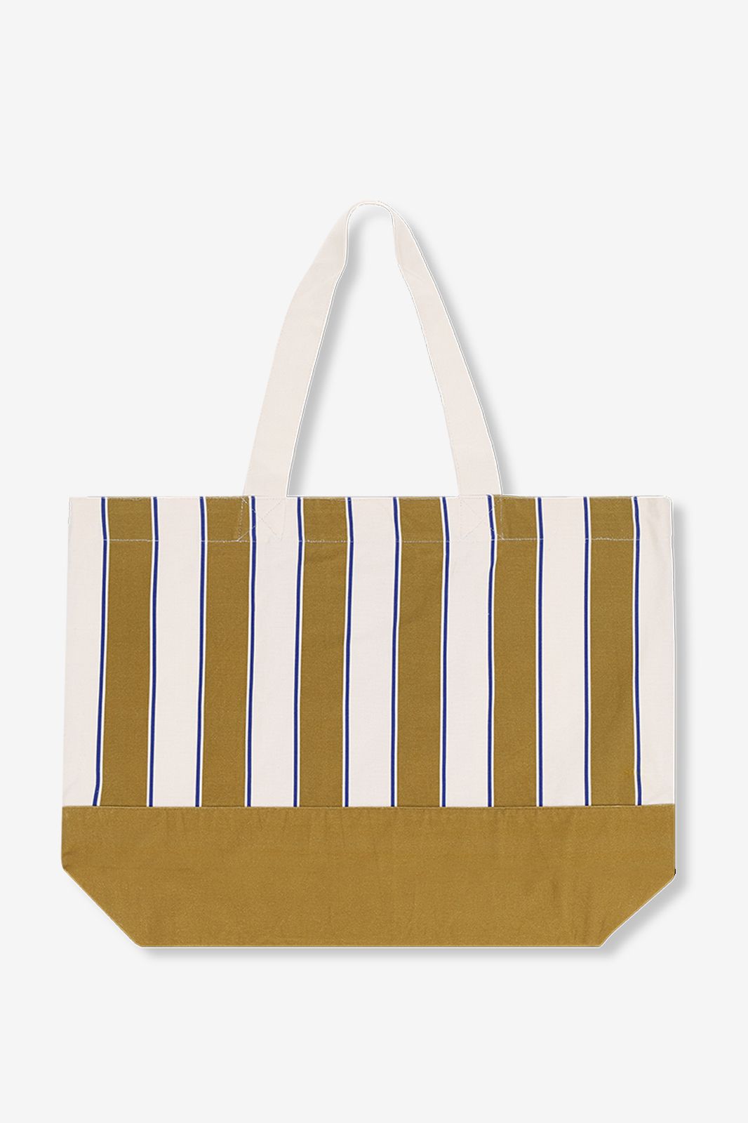 Gestreifter Shopper mit Print
