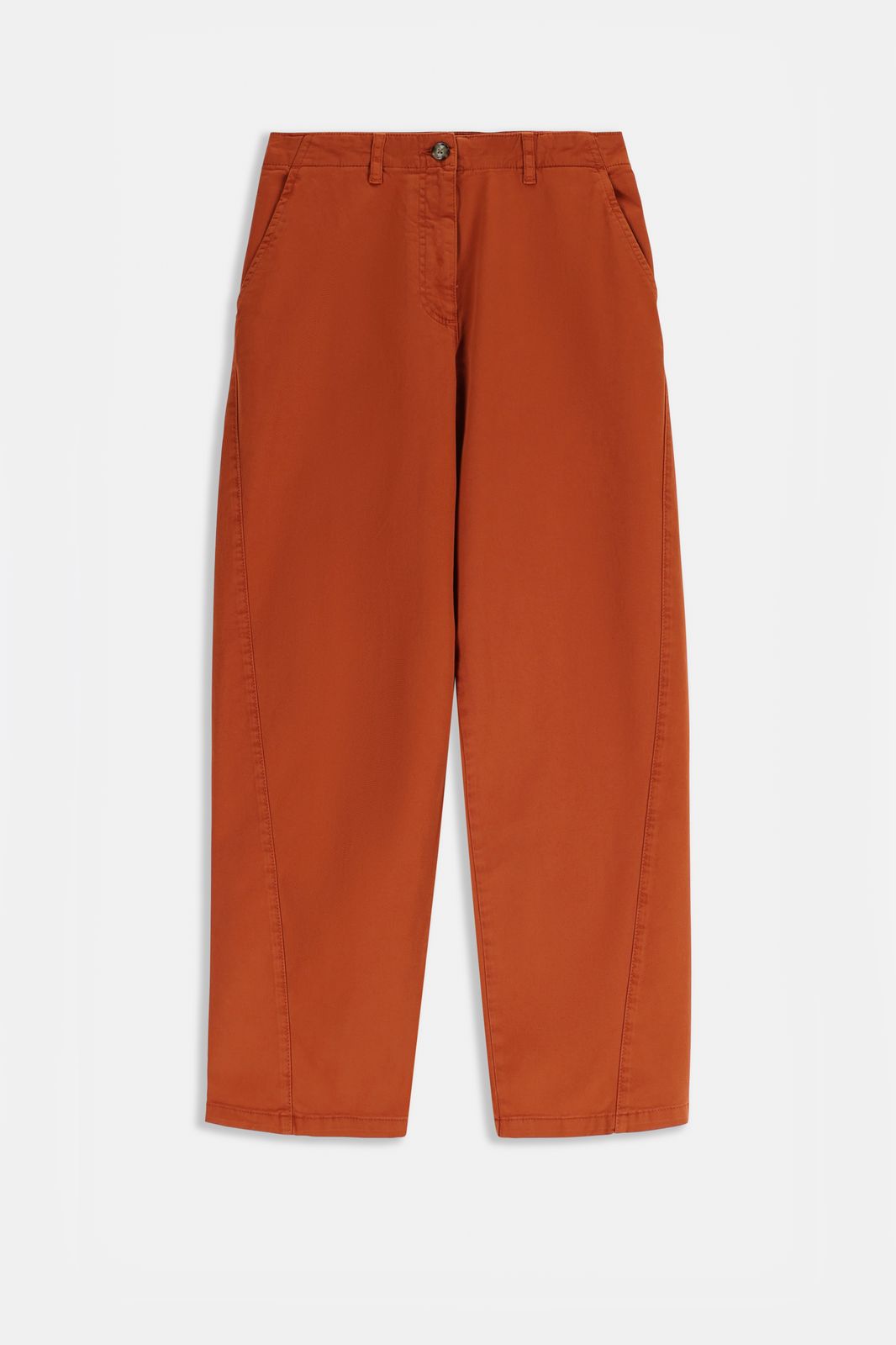 Tapered Jeans - dunkelorange