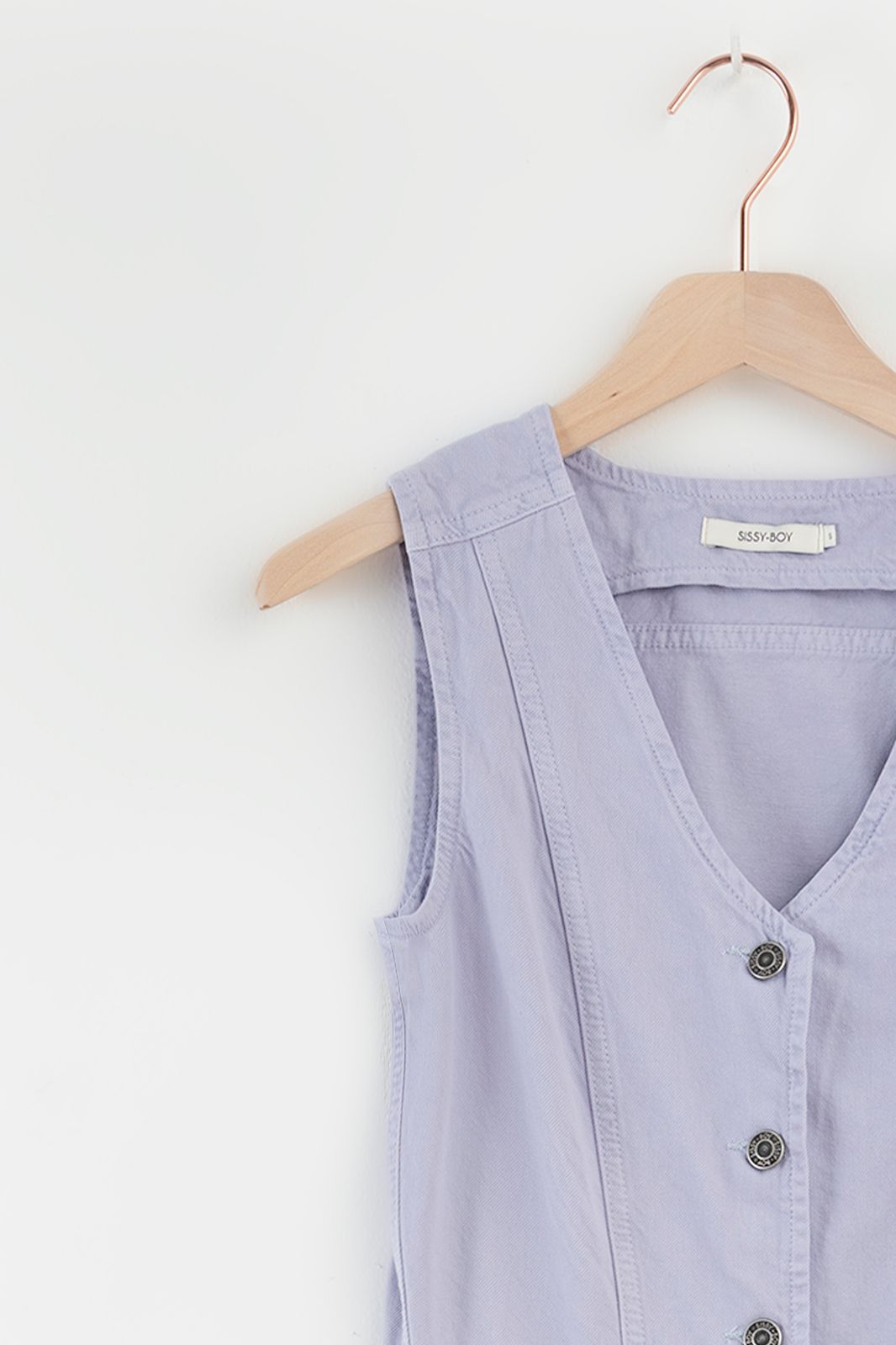 Jumpsuit mit Knöpfen - flieder