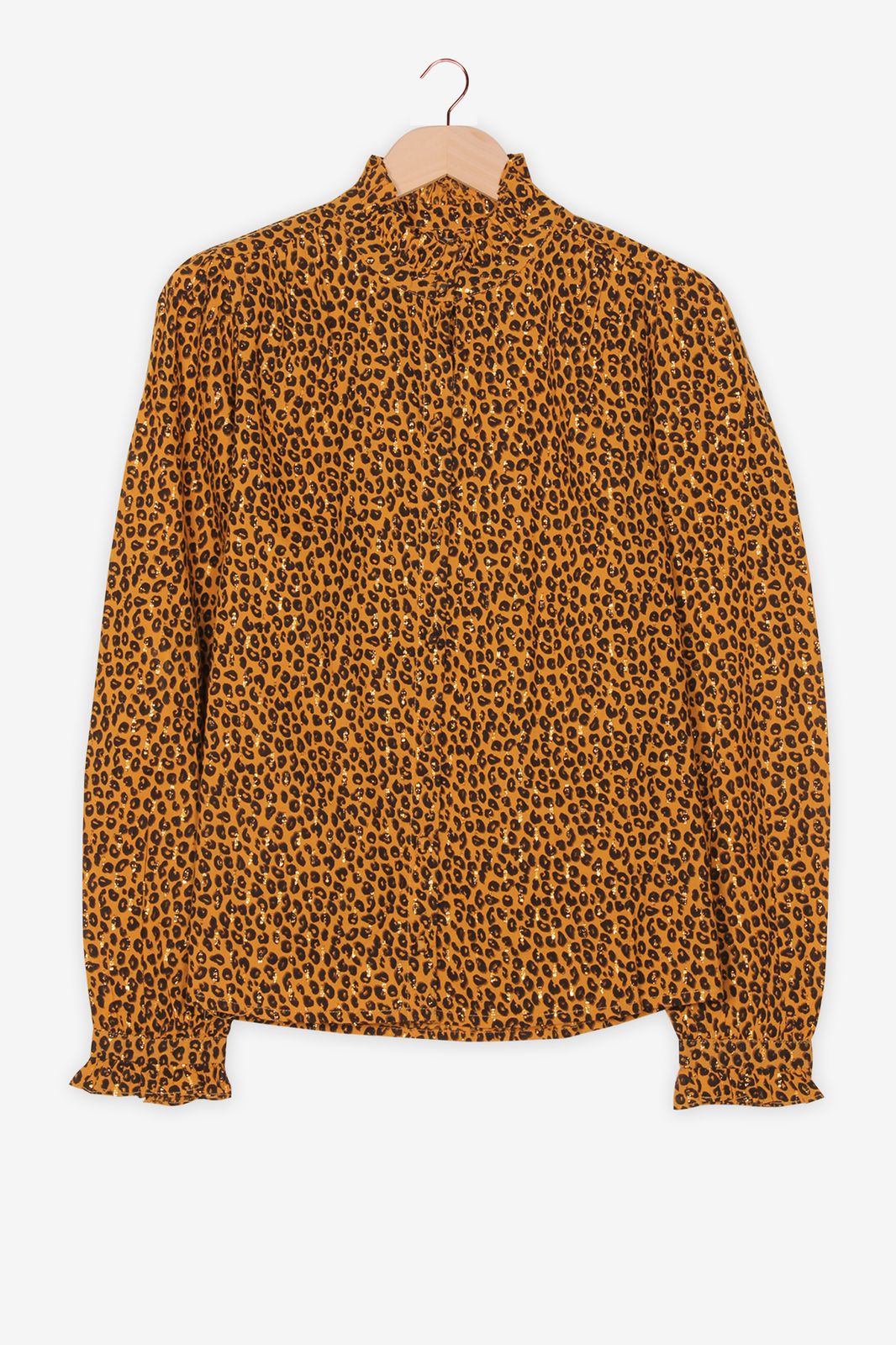 Bluse mit Leoprint