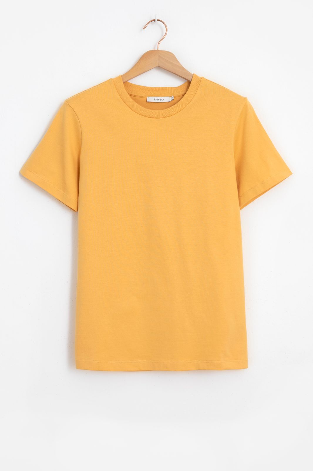 Baumwoll-Shirt - gelb