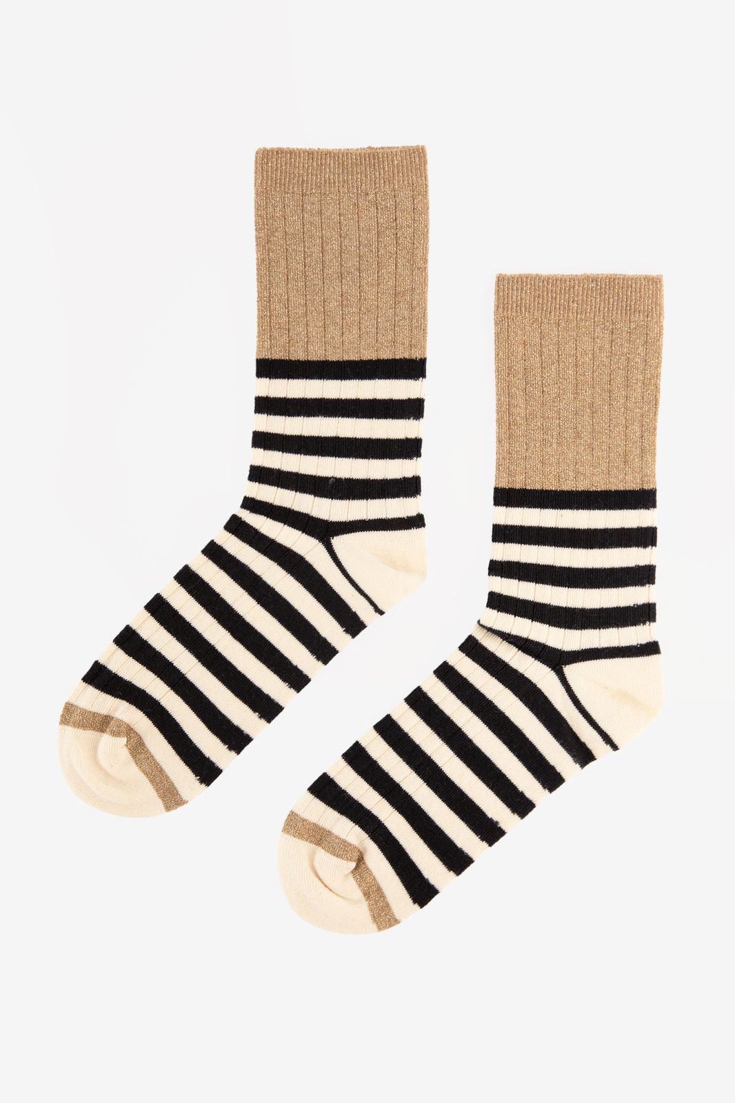 Socken mit Lurex - mehrfarbig