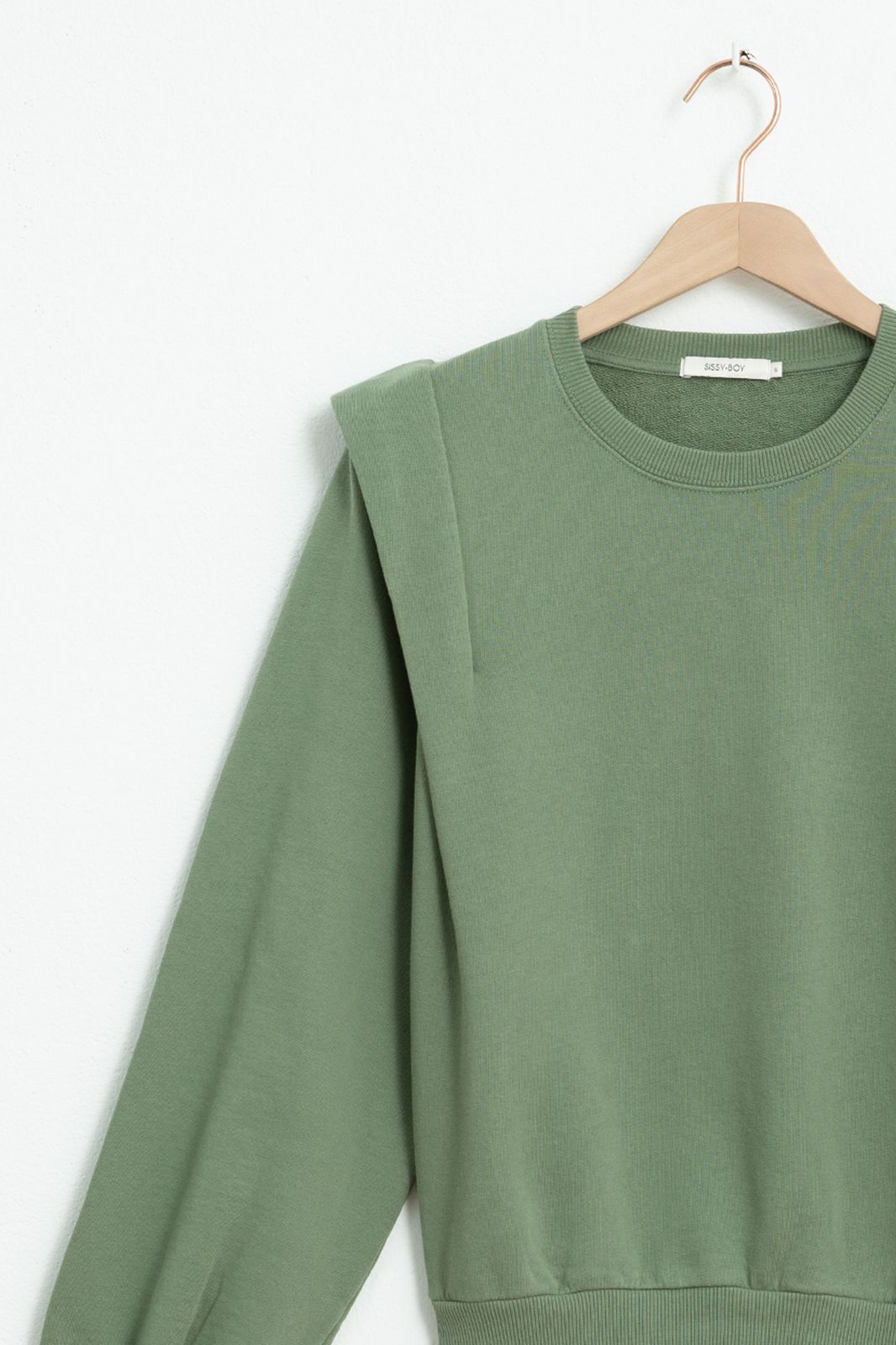 Sweater mit Detail - grün