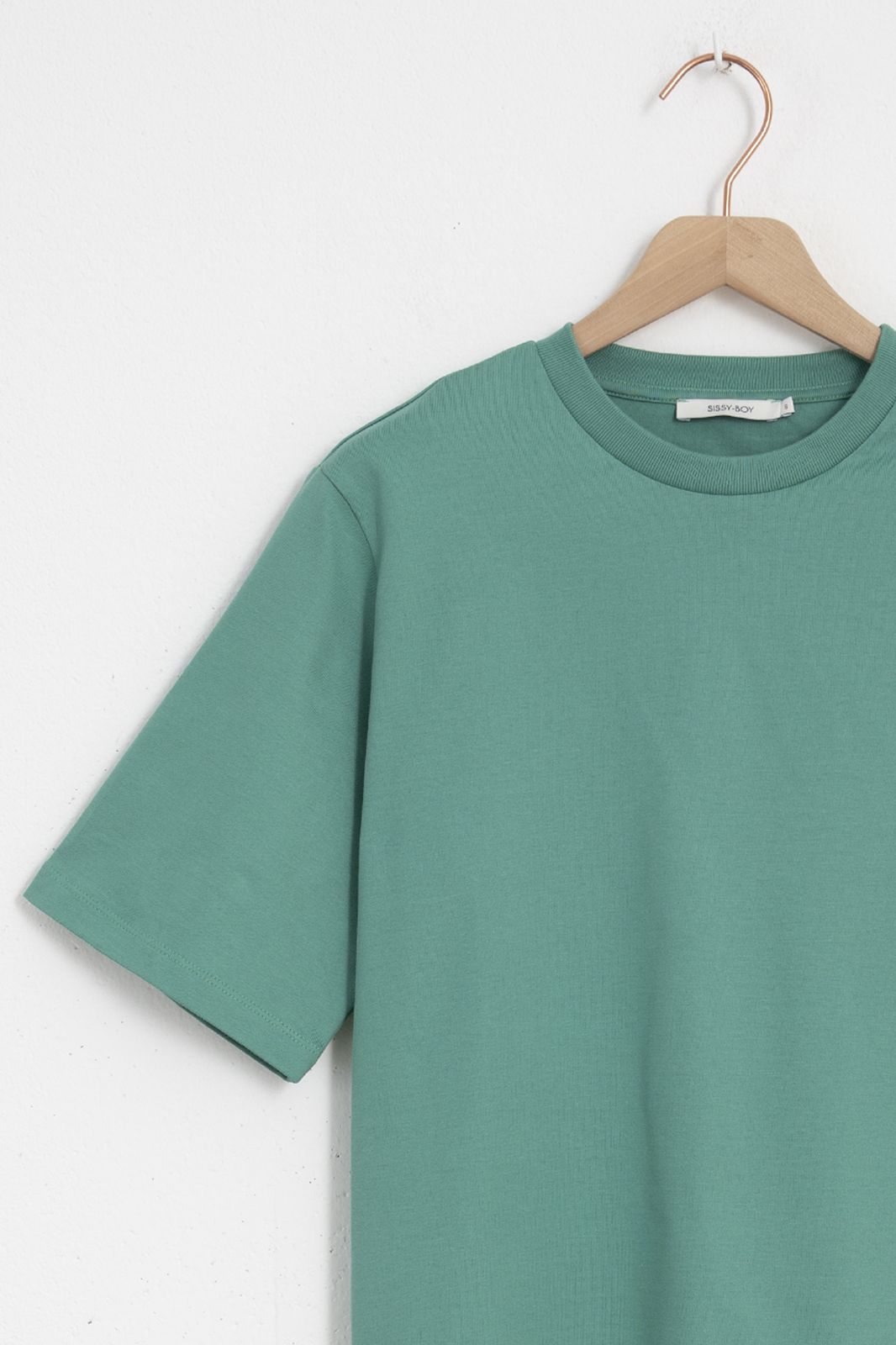 Boxy T-Shirt - grün