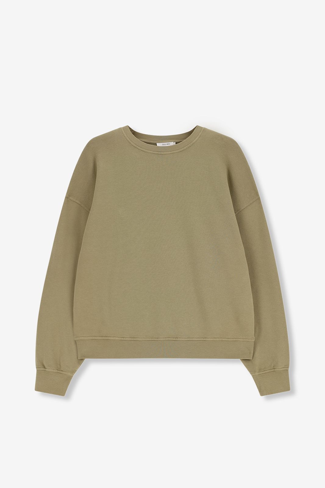 Oversize-Sweater - grün