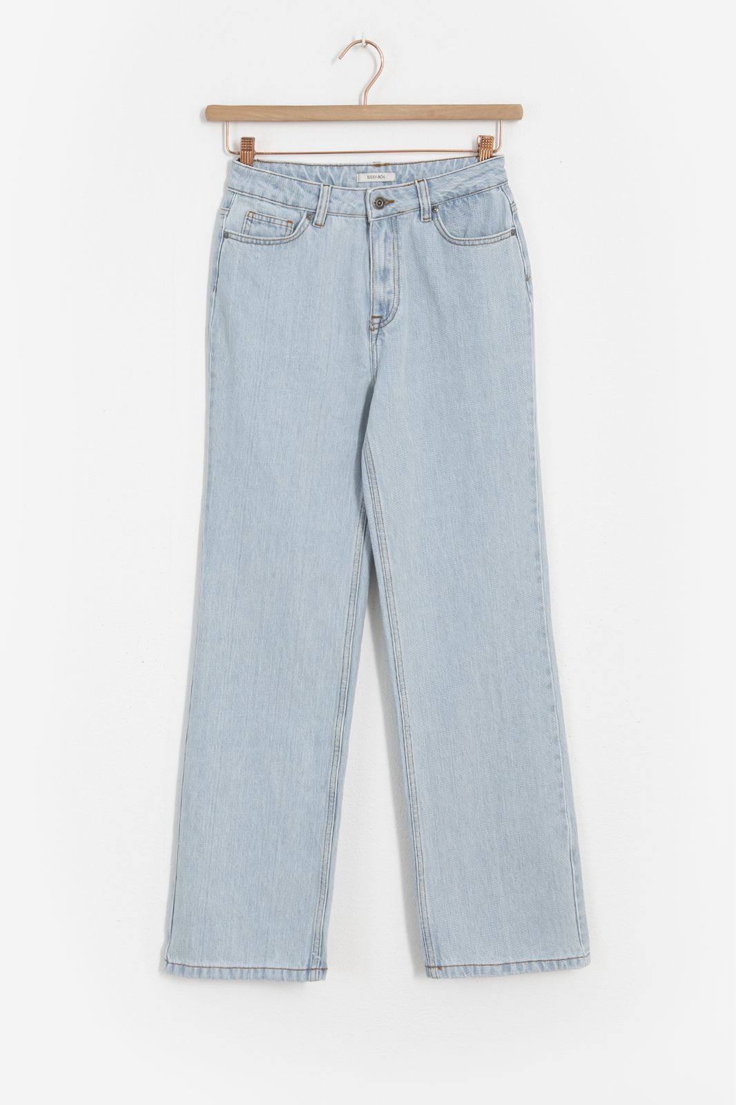 High Waist -Jeans mit geradem Schnitt