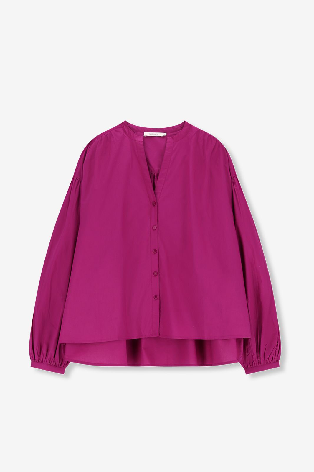 Oversize-Bluse - lila
