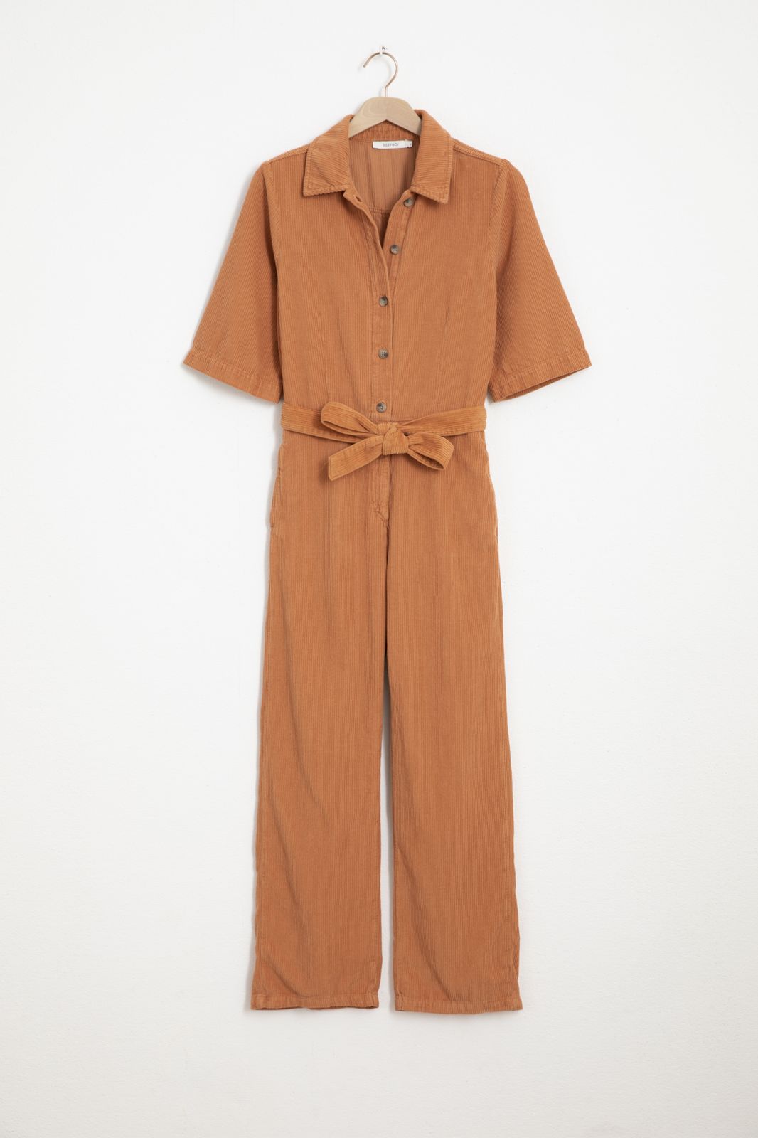 Cord-Jumpsuit - orange