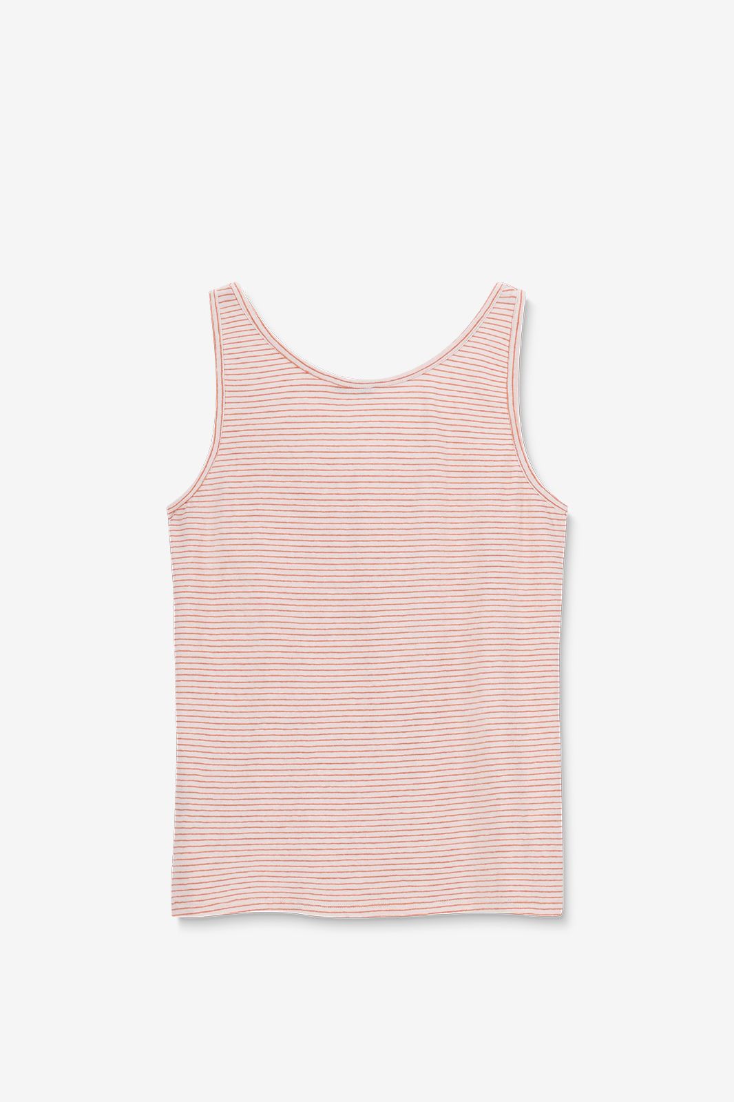 Gestreiftes Top - orange