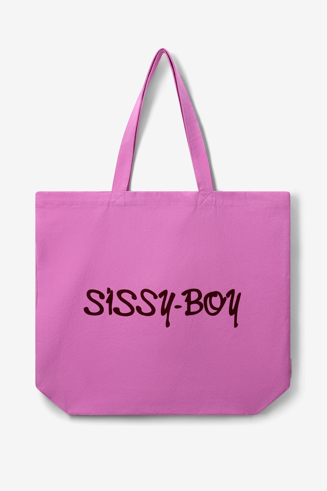 Canvas-Shopper large - rosa