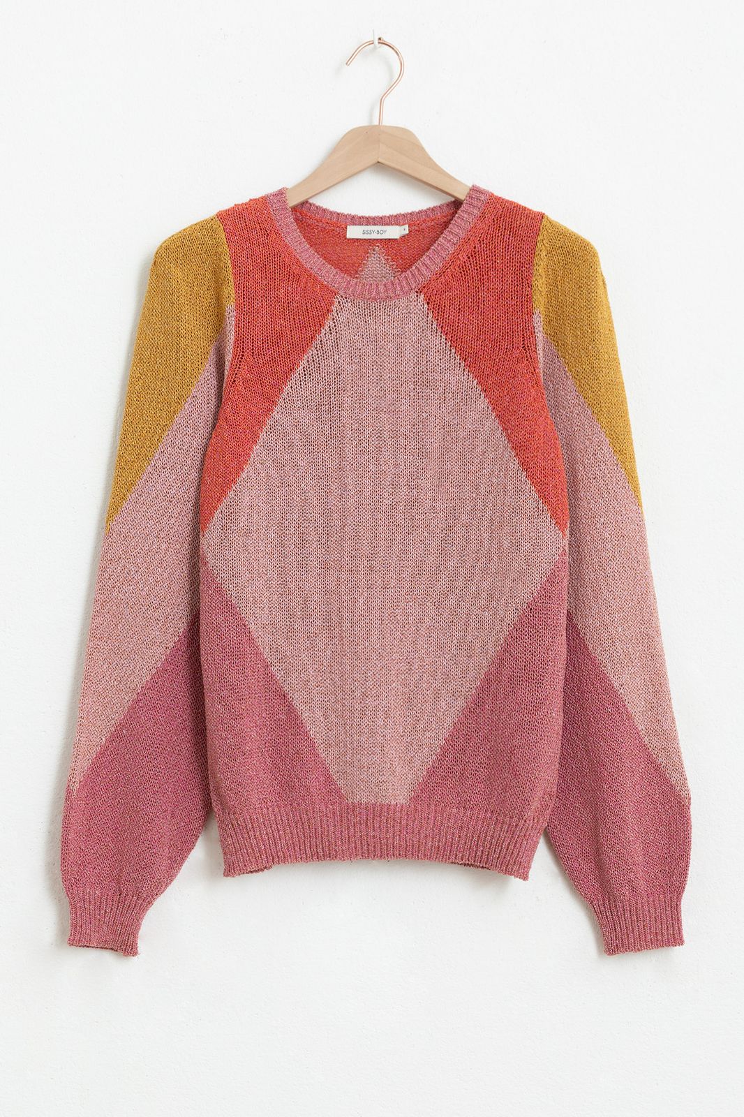 Pullover in Color-Blocking-Optik