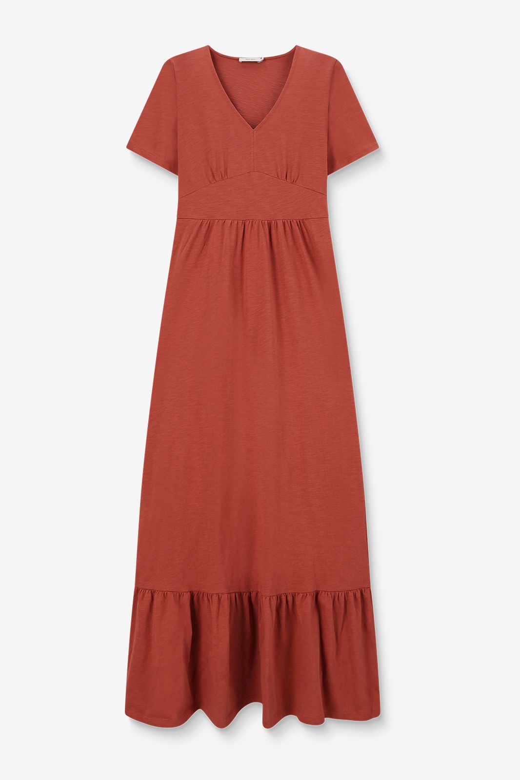 Maxi-Kleid aus Jersey - rot