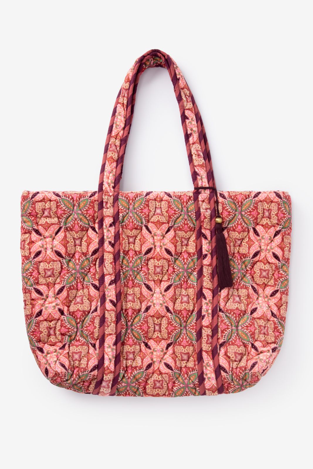 Shopper mit Print - rot