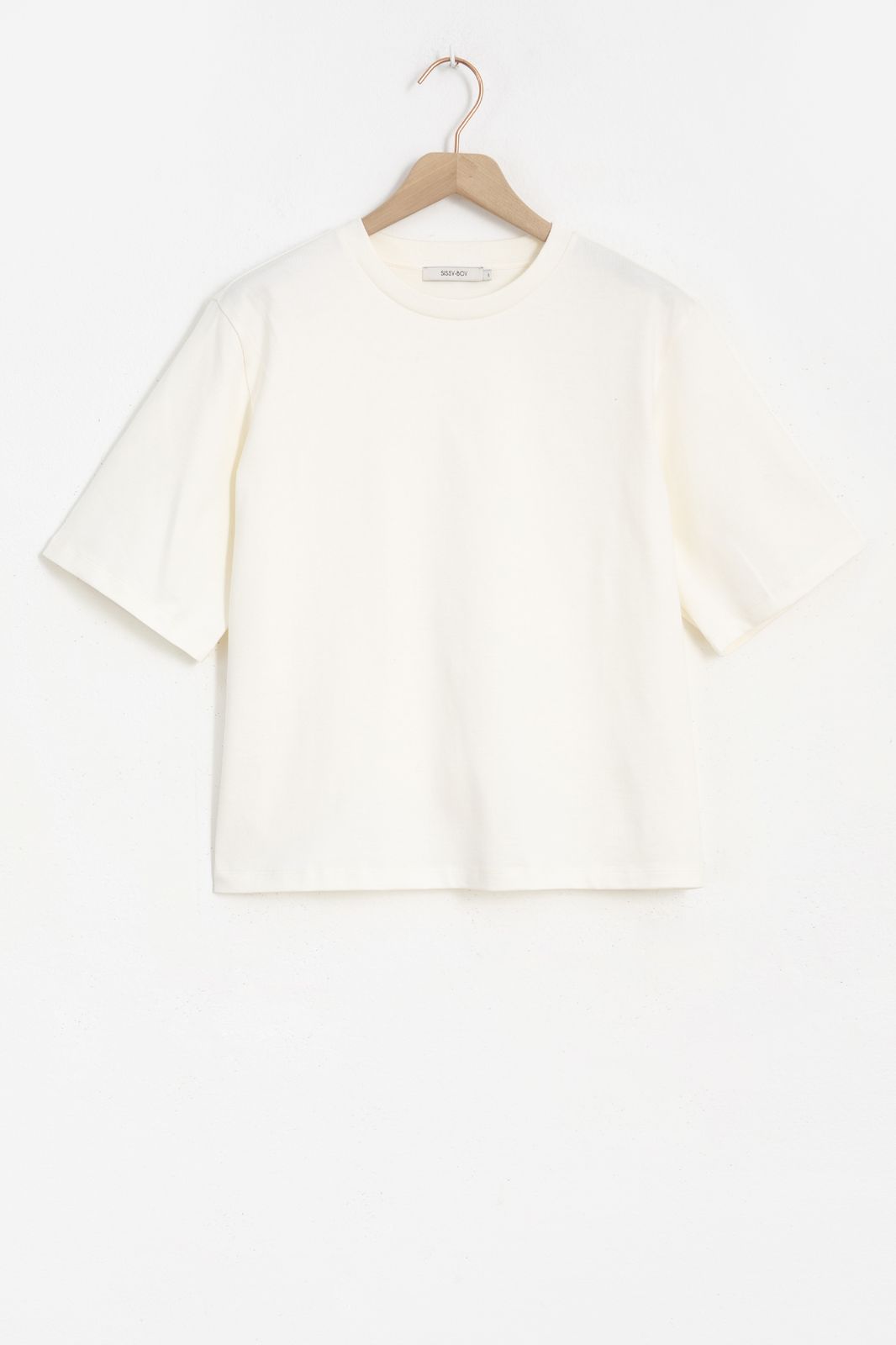 Boxy T-Shirt - weiß