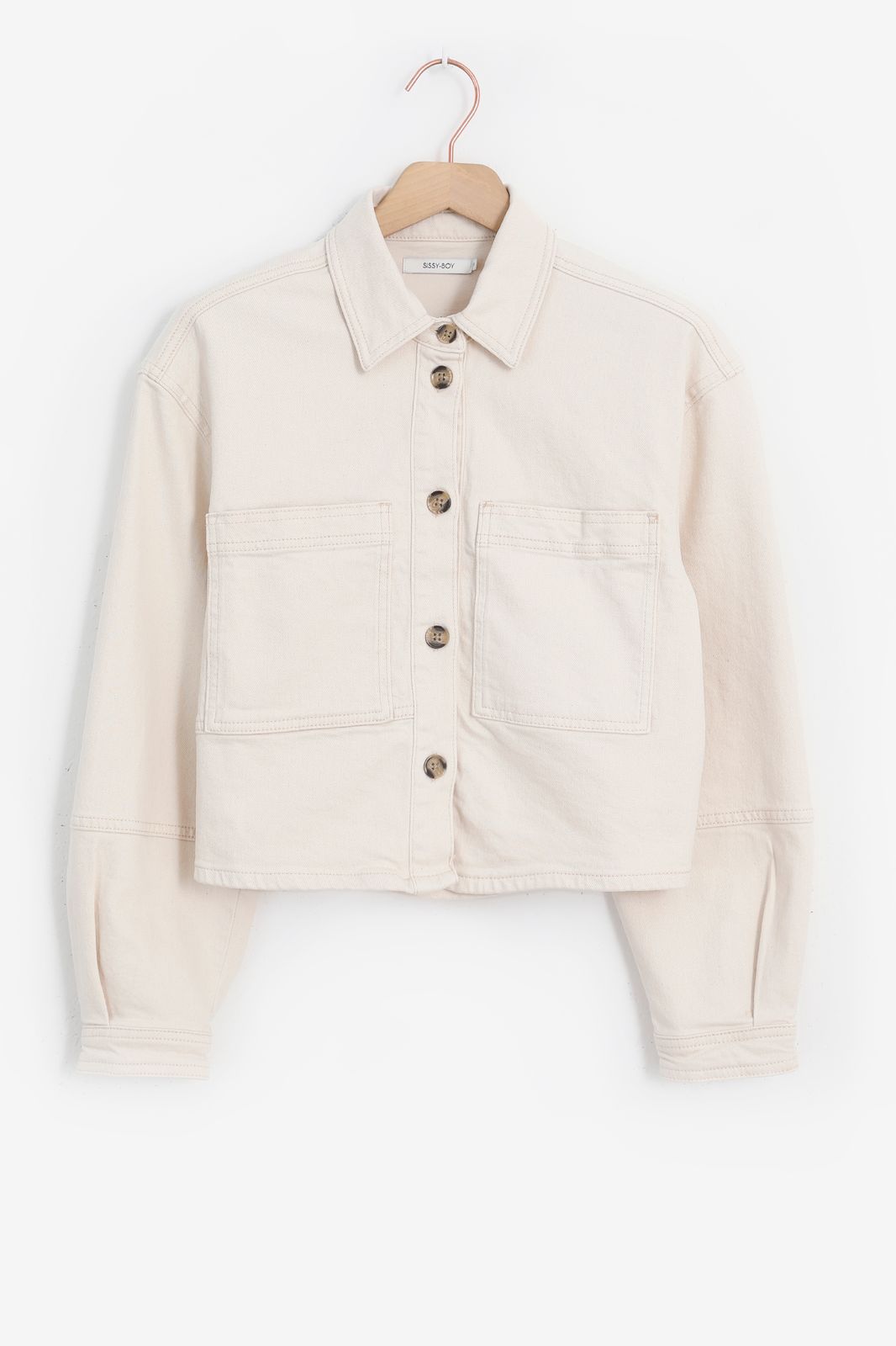 Jeansjacke - weiß
