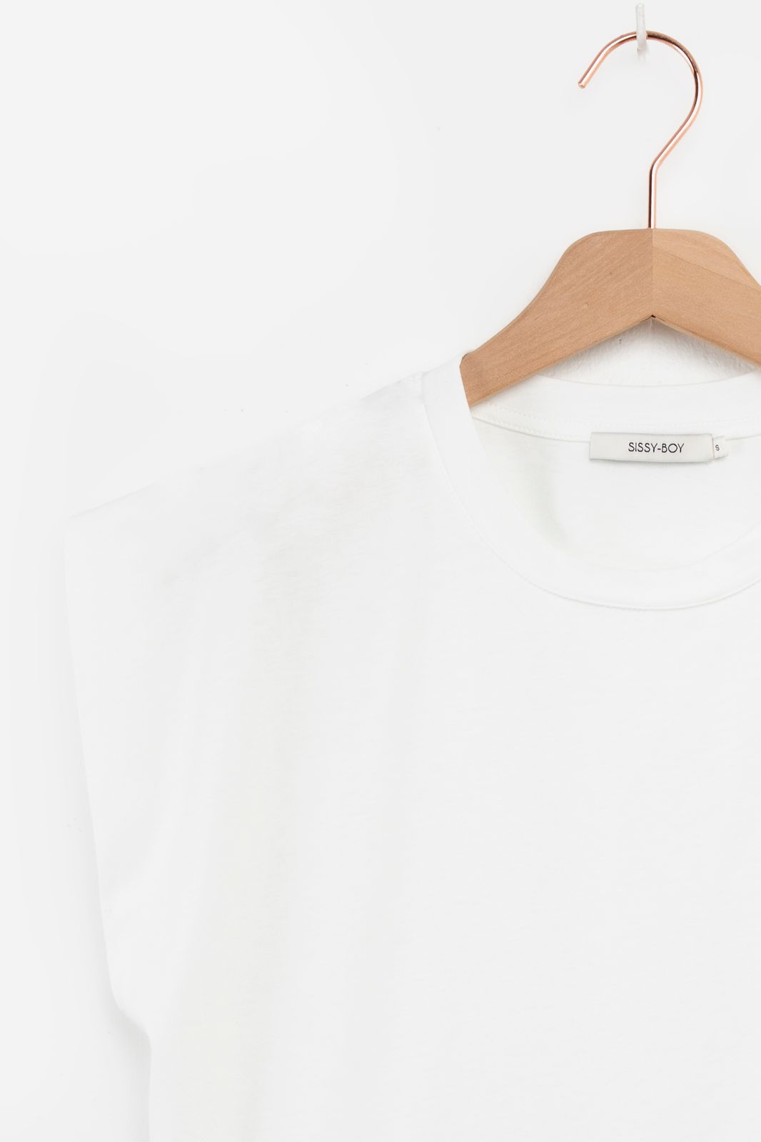Cropped-Shirt - weiß