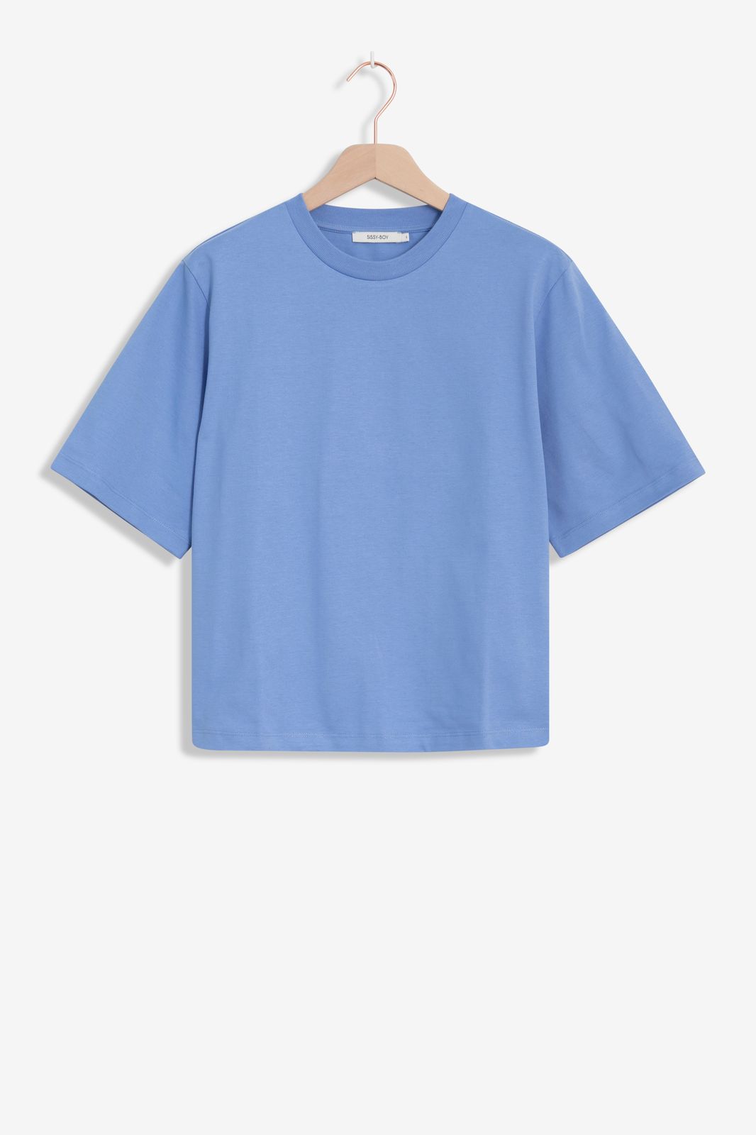 Blauw boxy T-shirt - Dames | Sissy-Boy