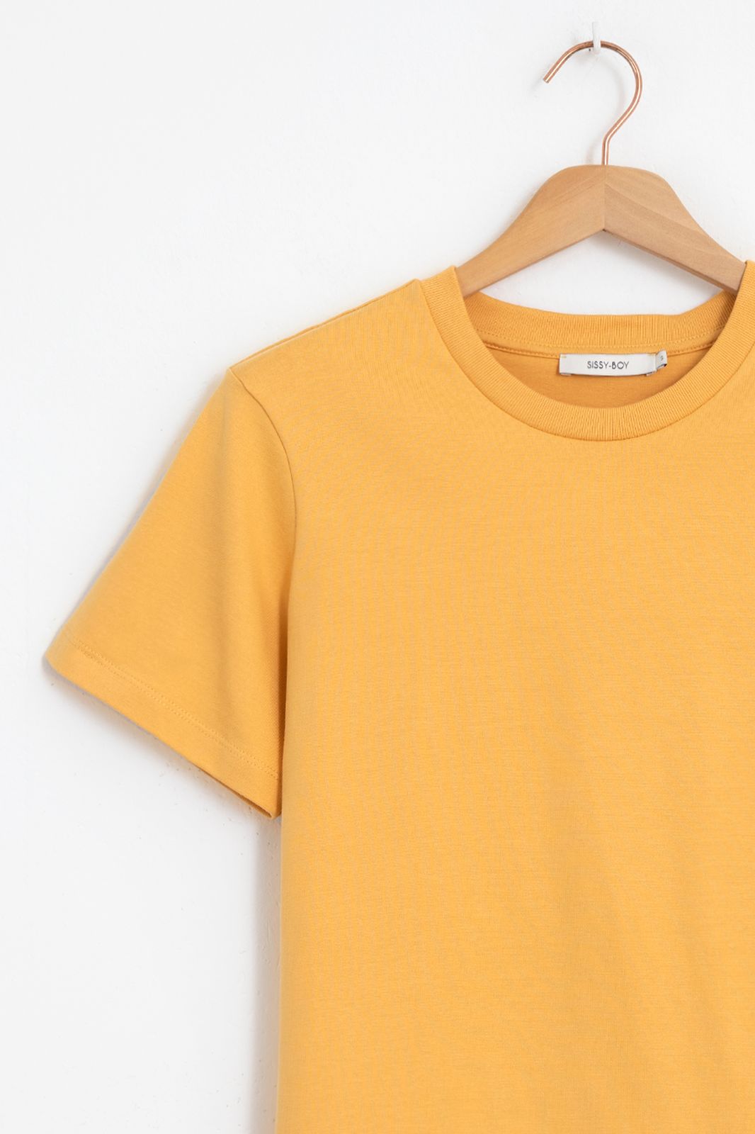Geel katoenen T-shirt - Dames | Sissy-Boy