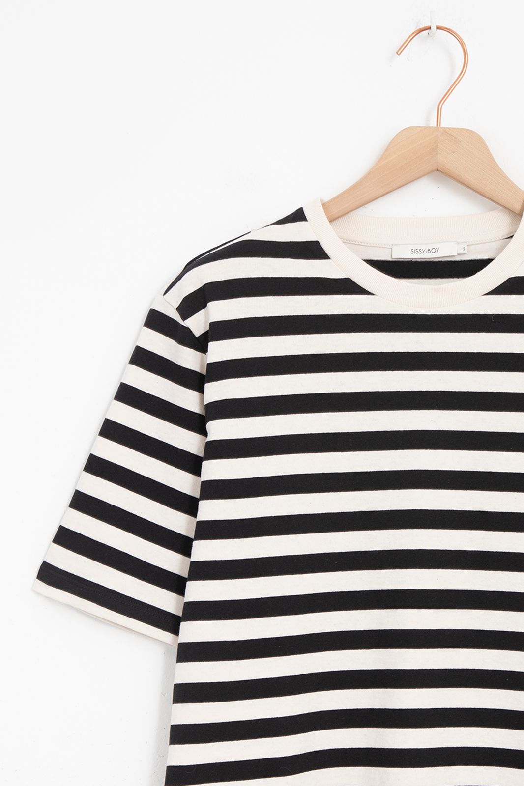 fout Voorwoord maximaliseren Zwart-wit gestreept T-shirt - Dames | Sissy-Boy