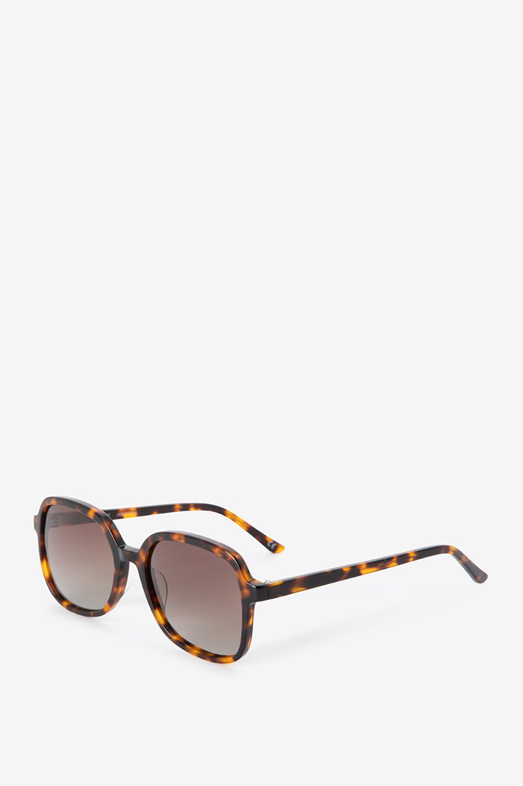 Sonnenbrille mit großen Gläsern - braun