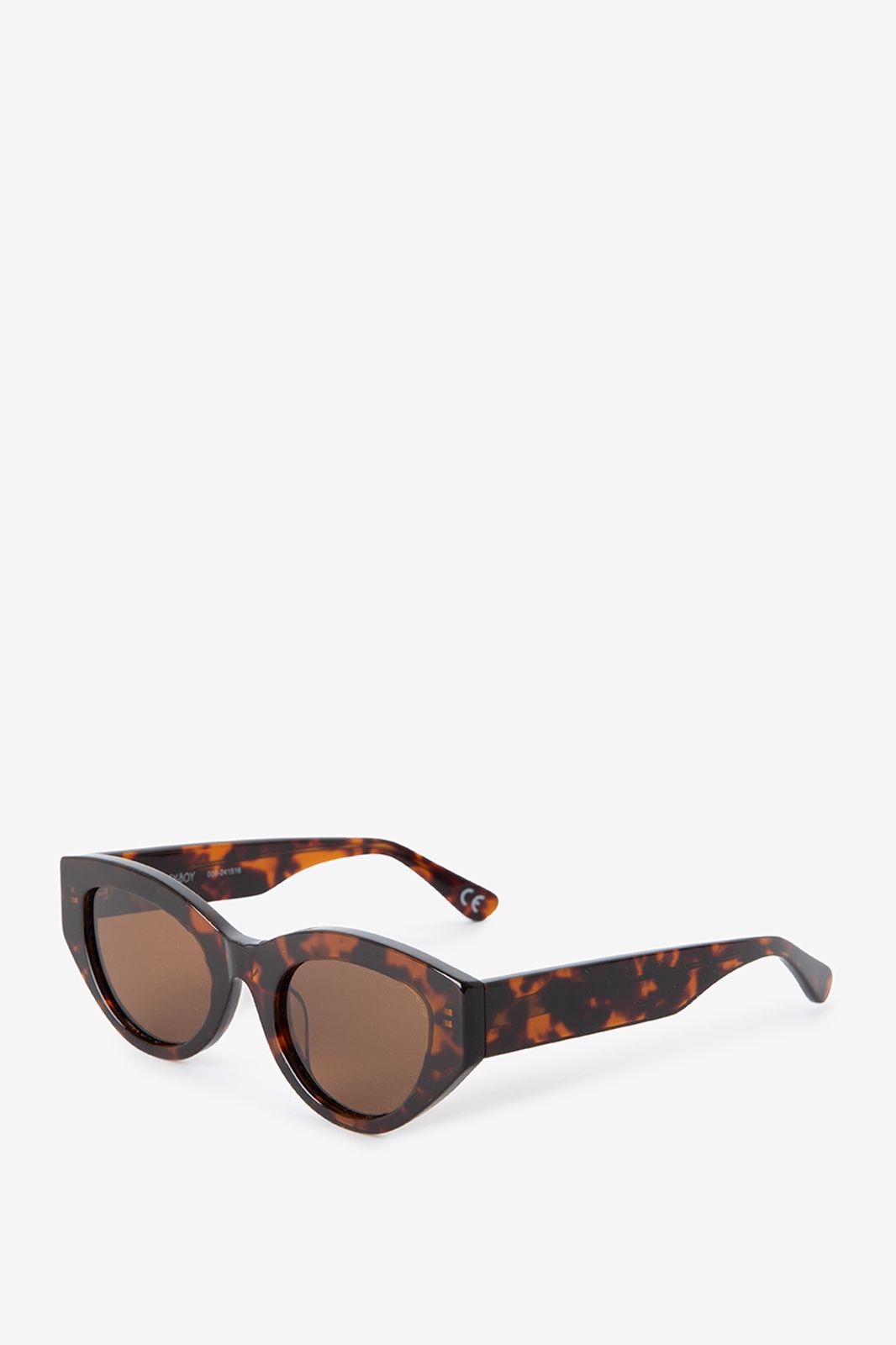 Cateye-Sonnenbrille - braun