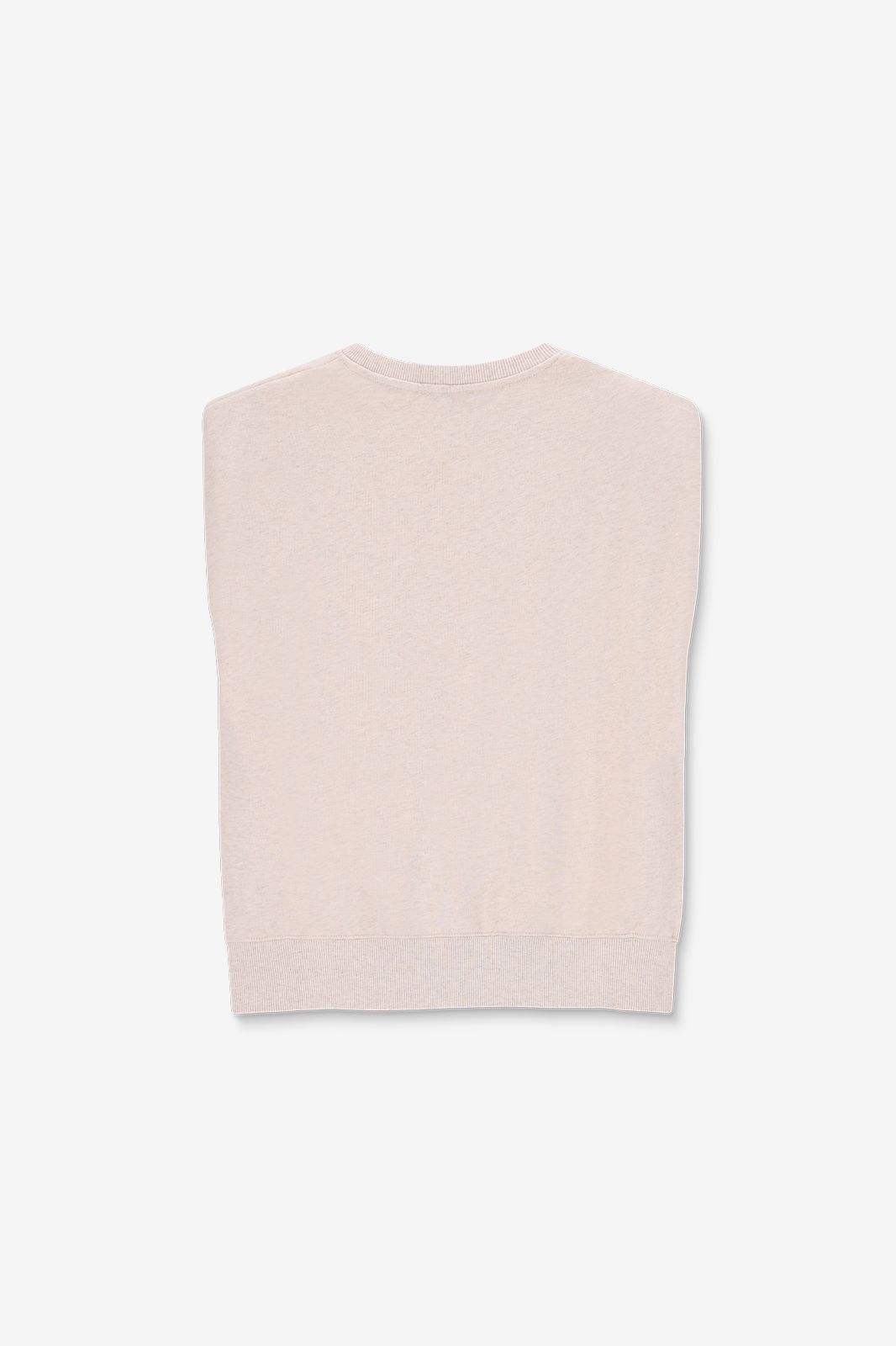 Sweat sans manches - beige