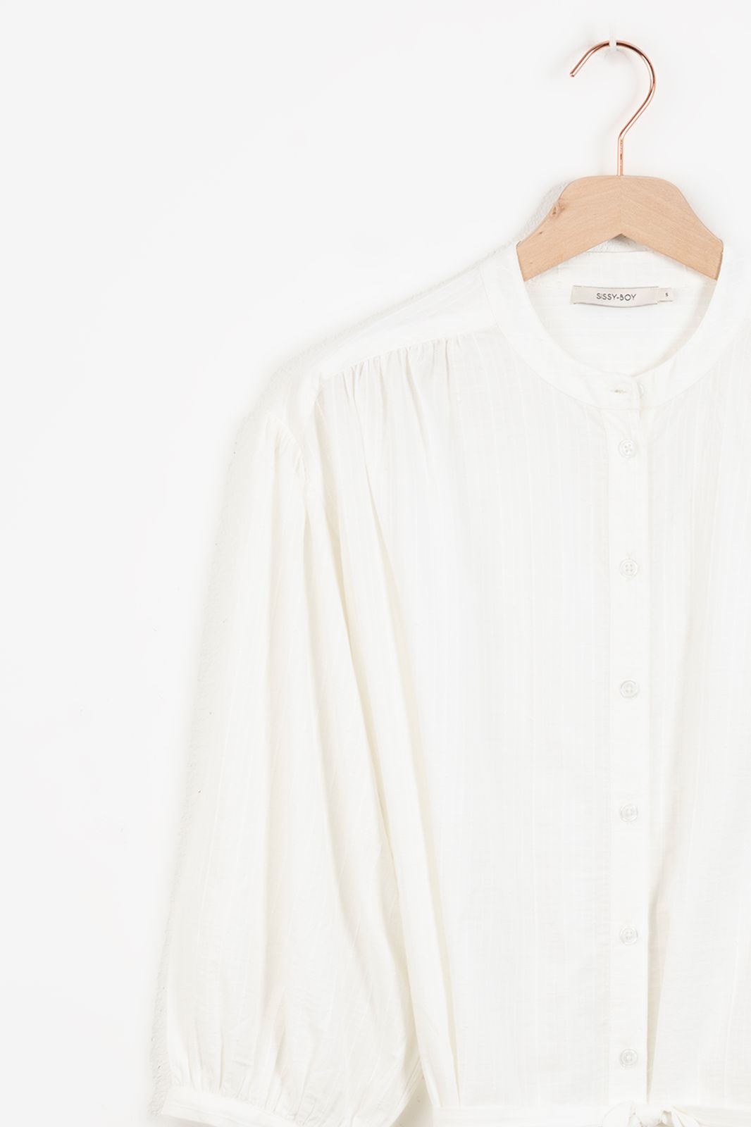 Robe chemise oversize - blanc
