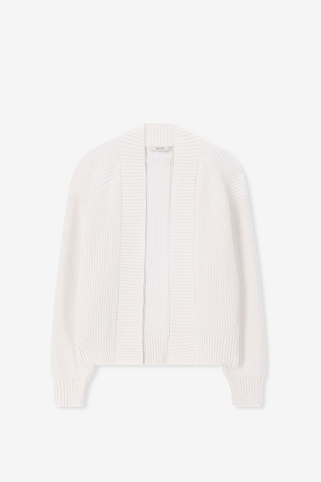 Gilet tricoté - blanc