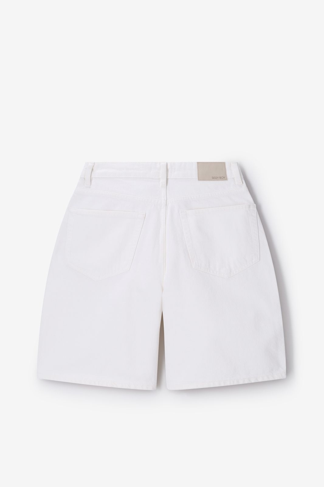 Short en jean - blanc