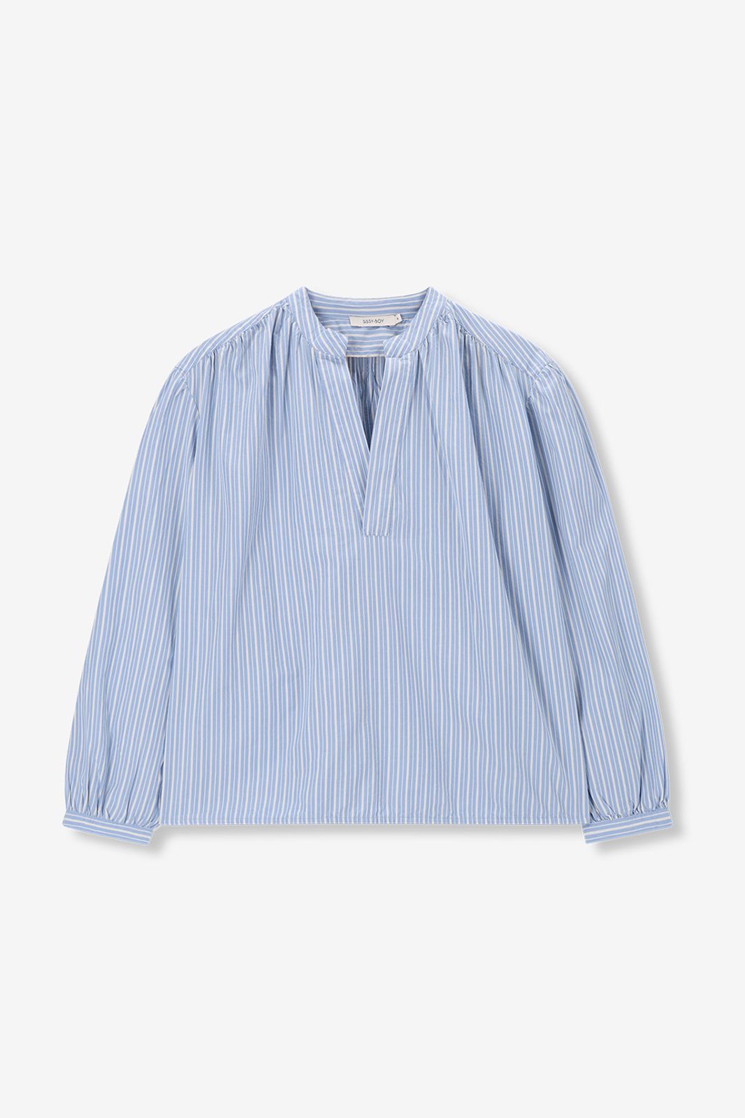Blouse rayée - bleu