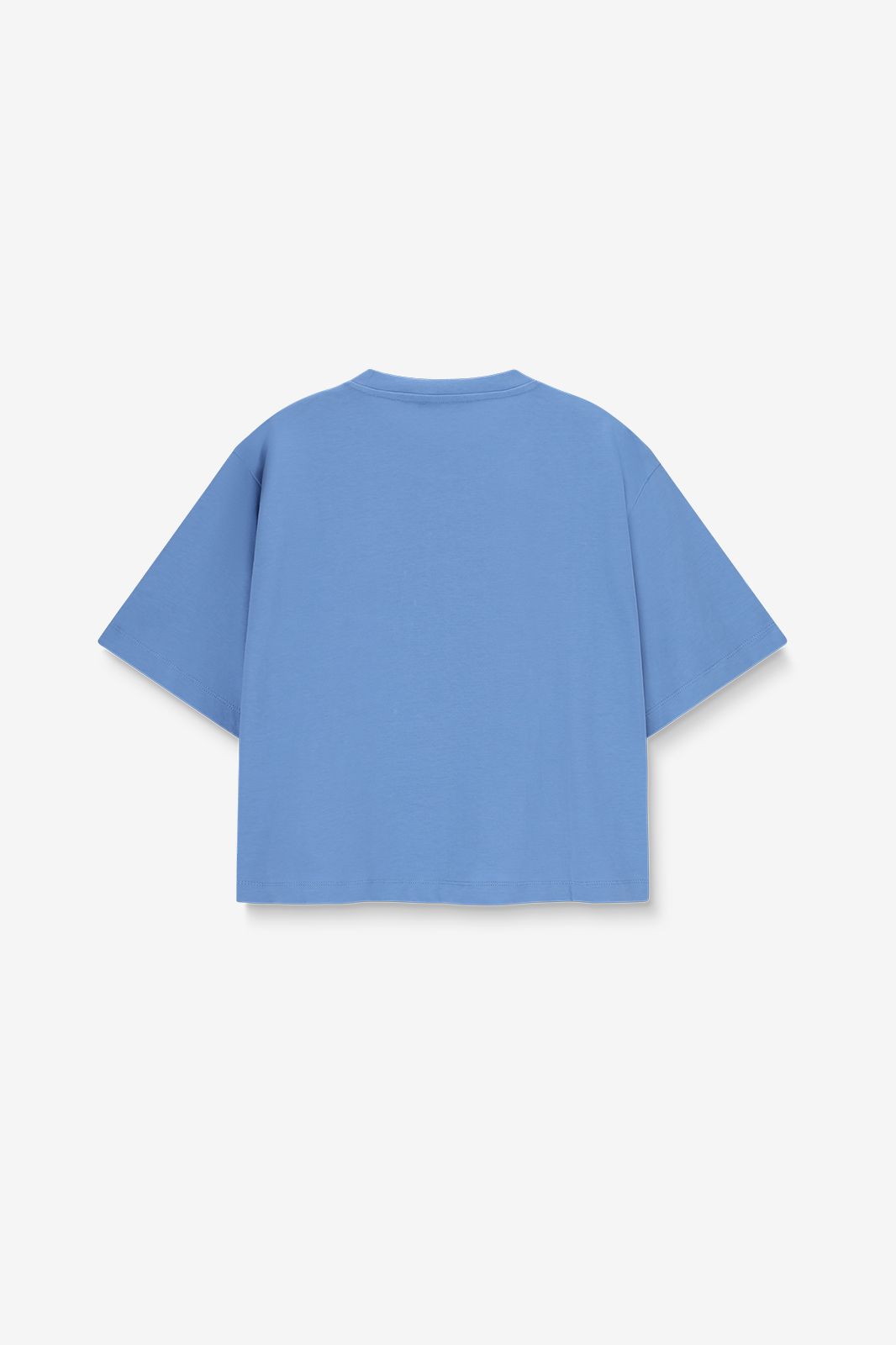 T-shirt boxy - bleu