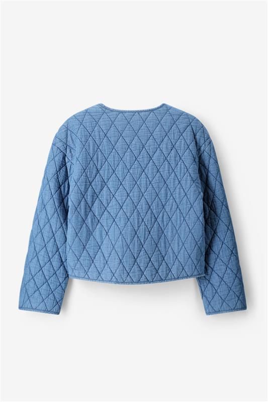 Veste matelassée en jean - bleu