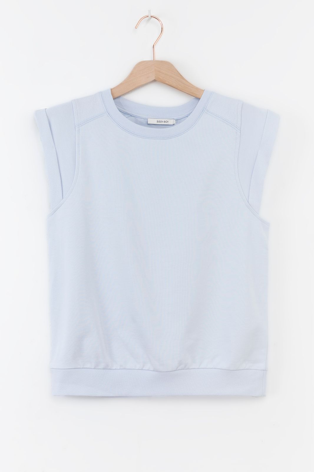 Sweat sans manches - bleu clair