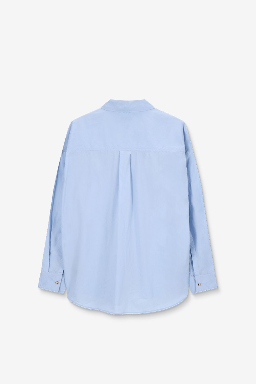 Blouse en popeline - bleu clair