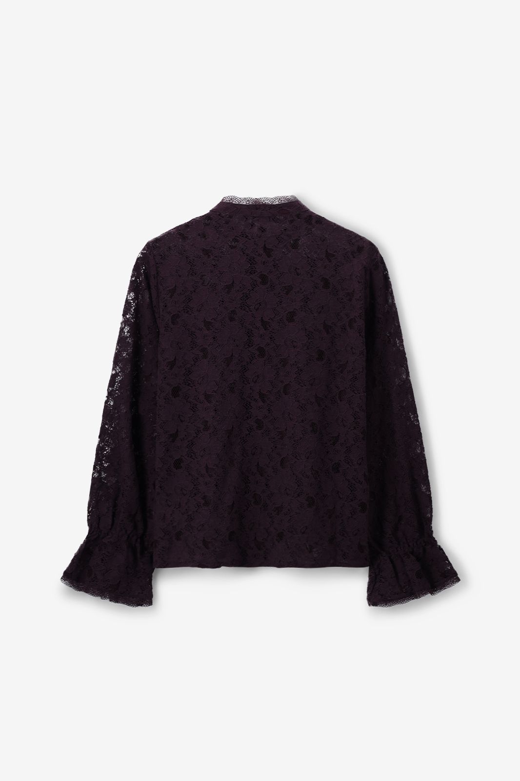 Blouse en dentelle - violet