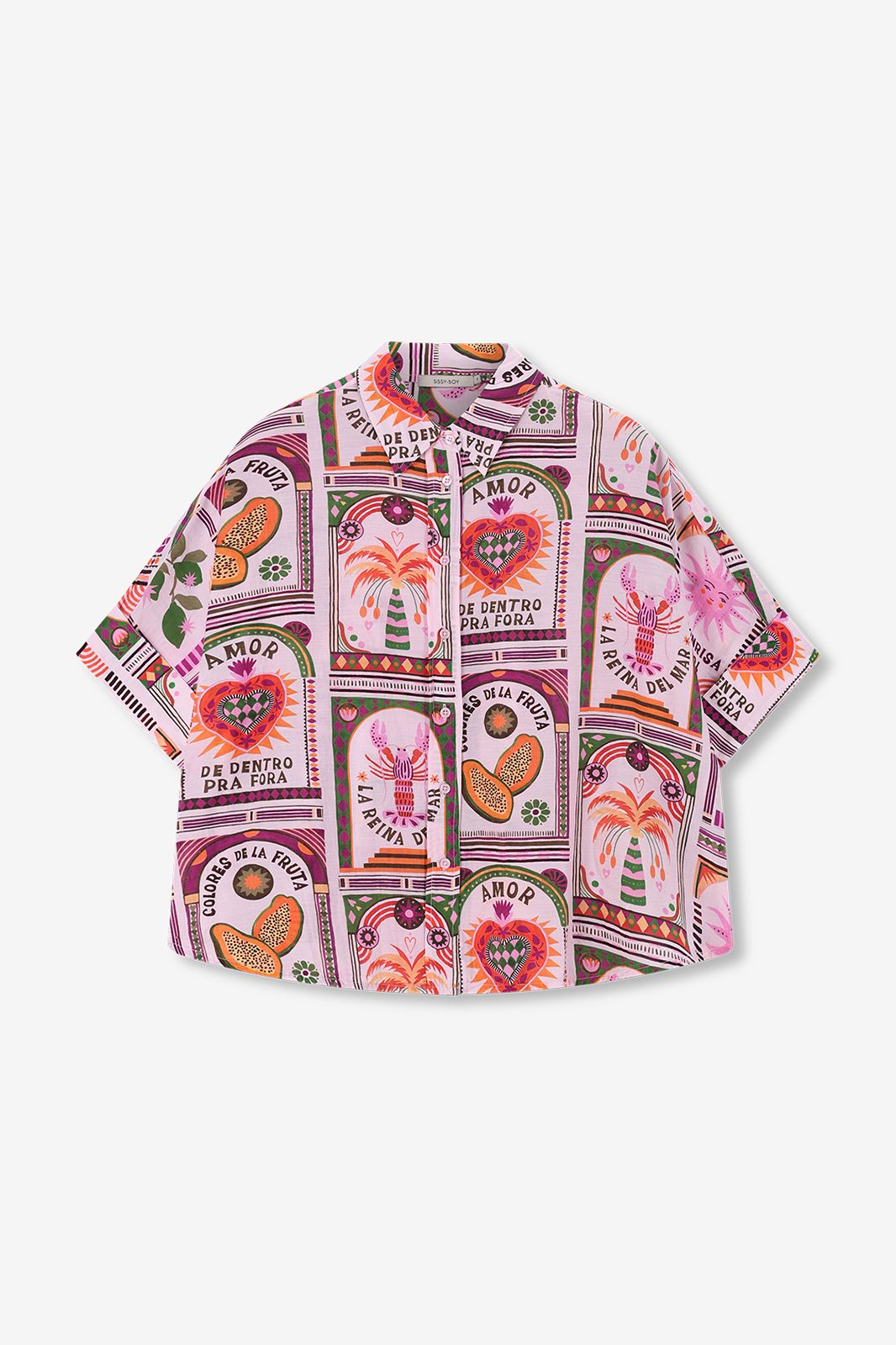 Blouse avec imprimé - multicolore