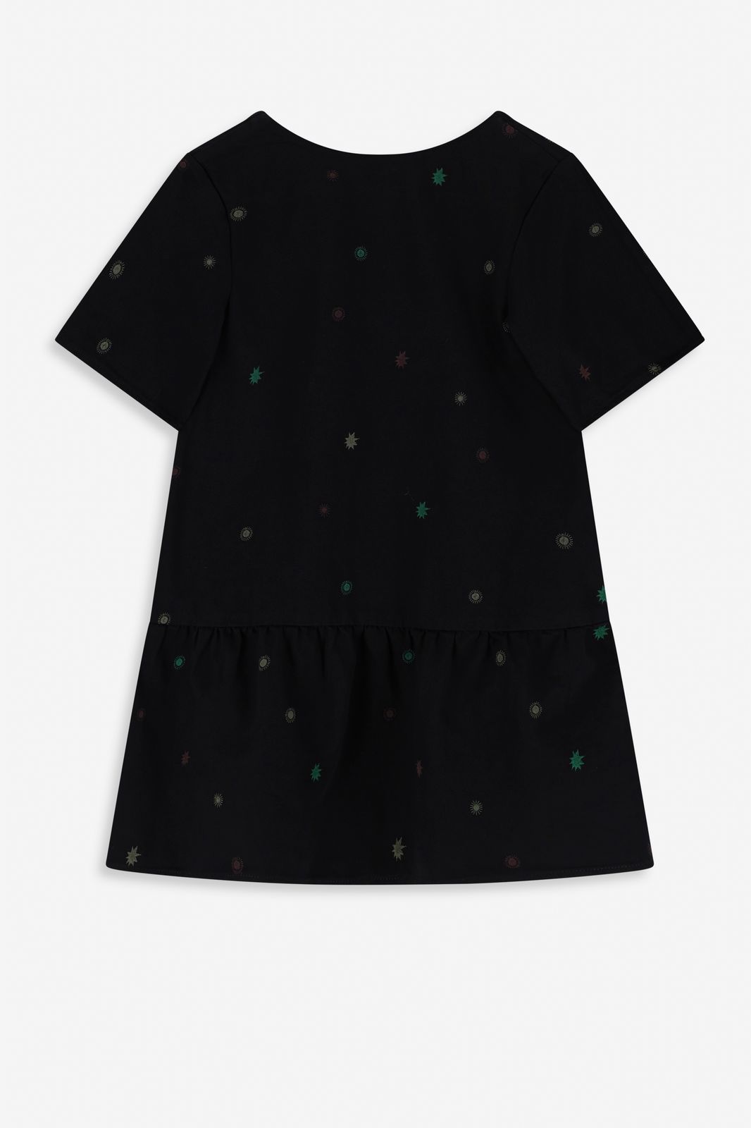 Robe avec broderie - noir