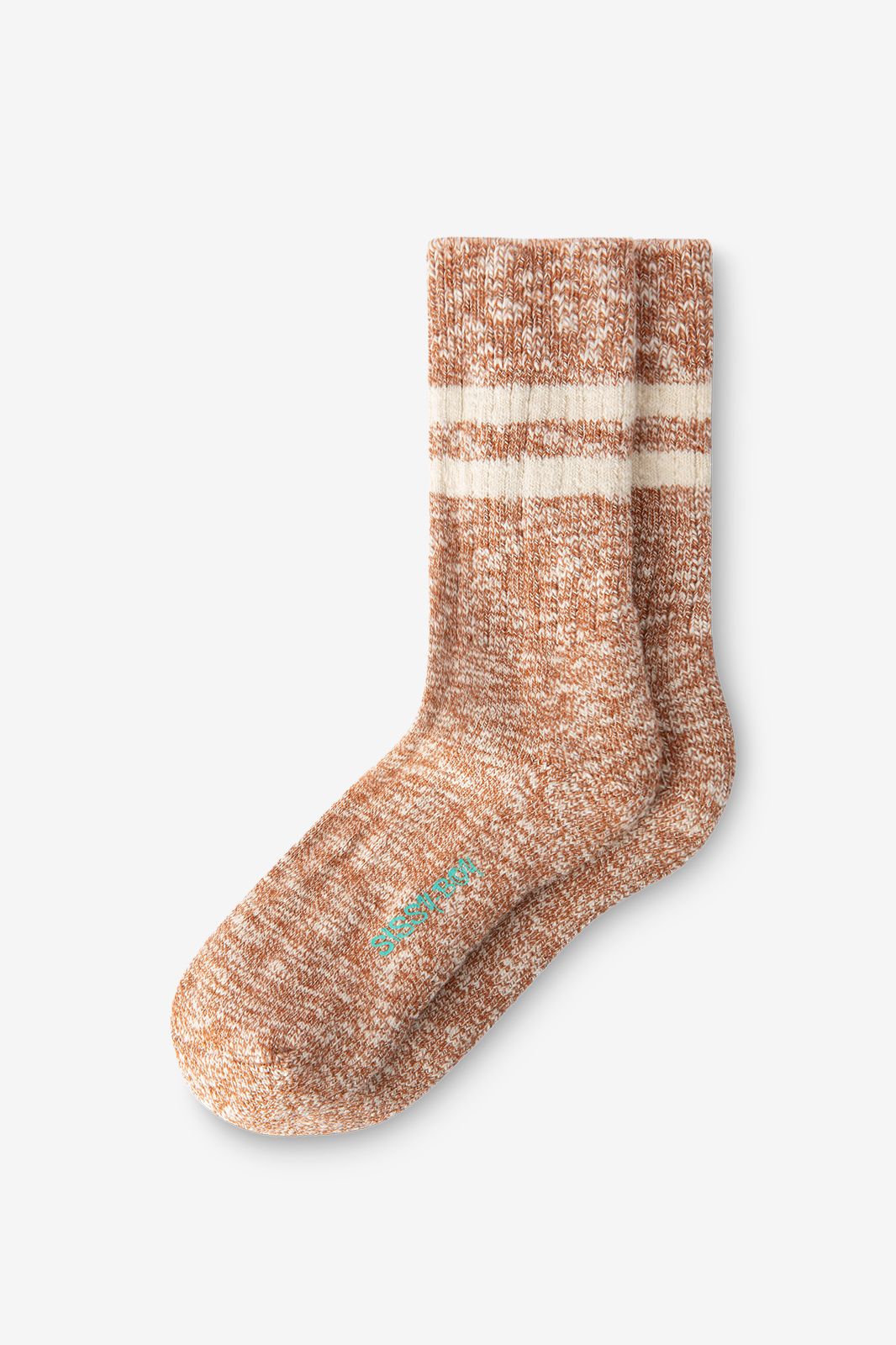 Chaussettes avec rayures - orange