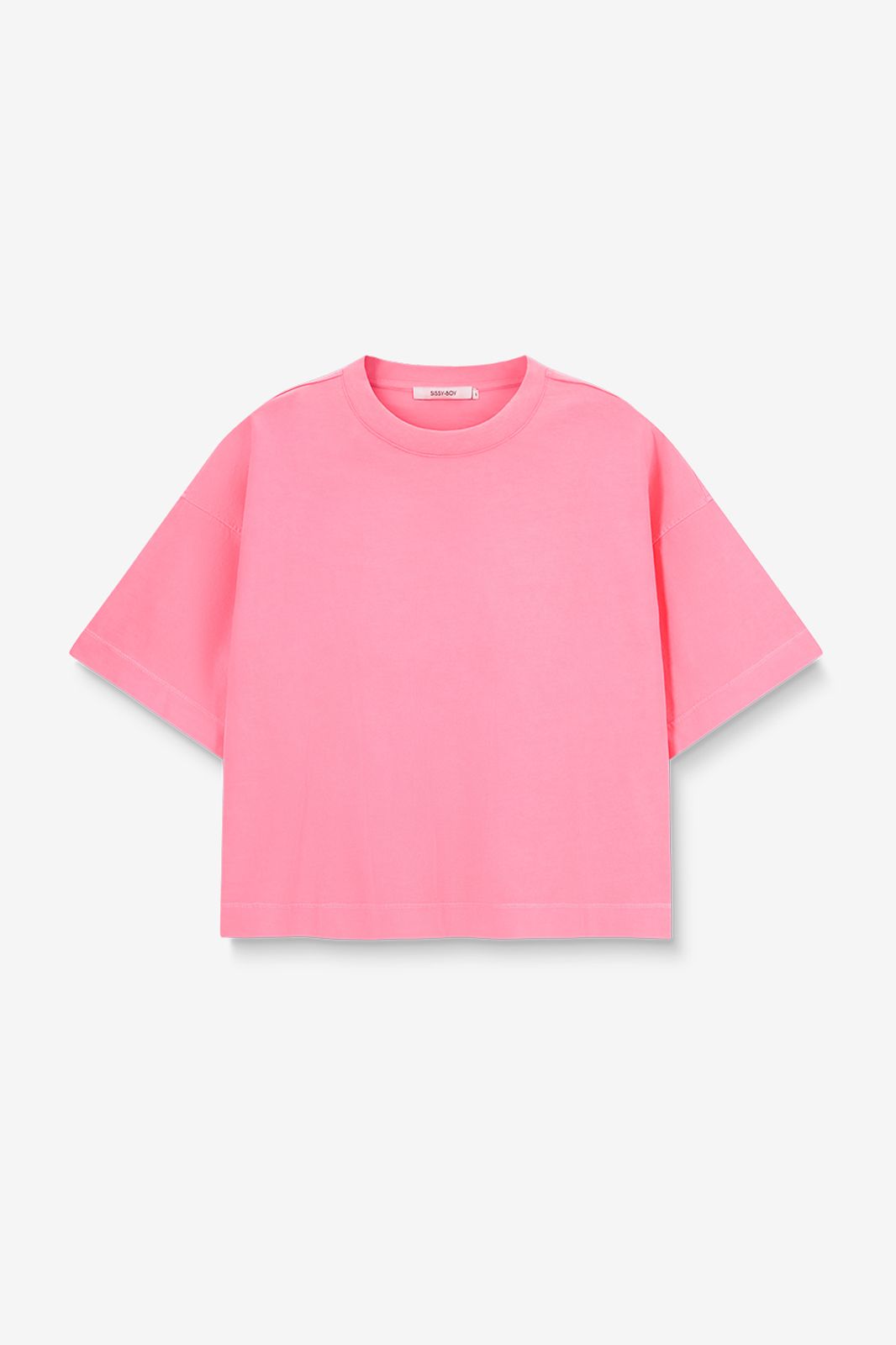 T-shirt boxy - rose