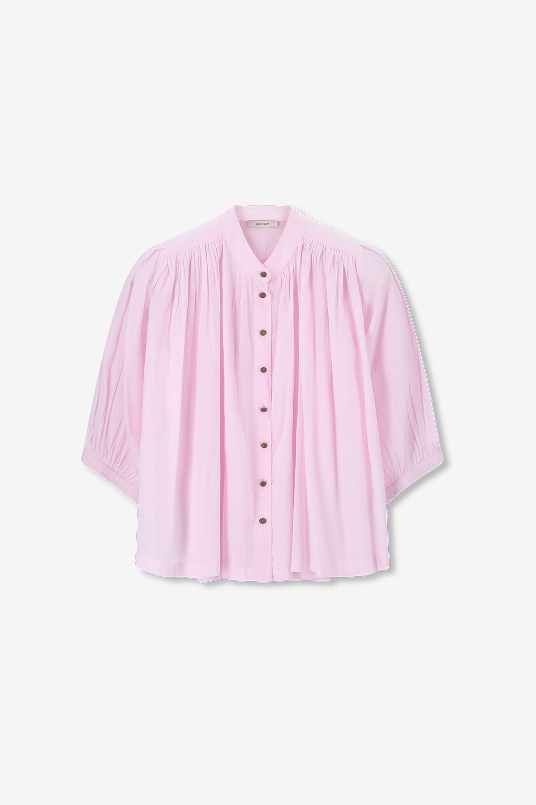 Blouse avec manches bouffantes - rose clair