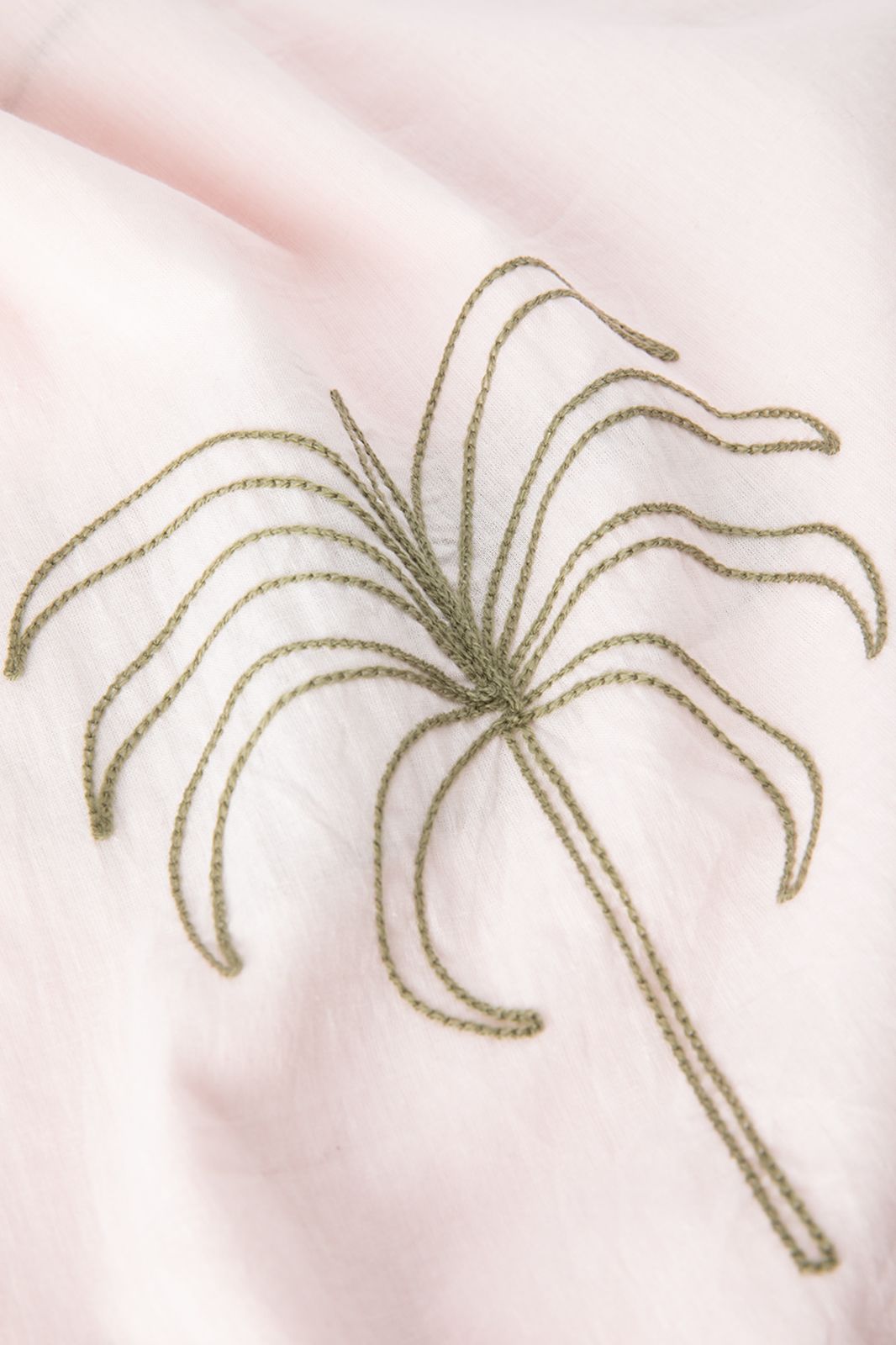 Foulard avec broderies - rose clair