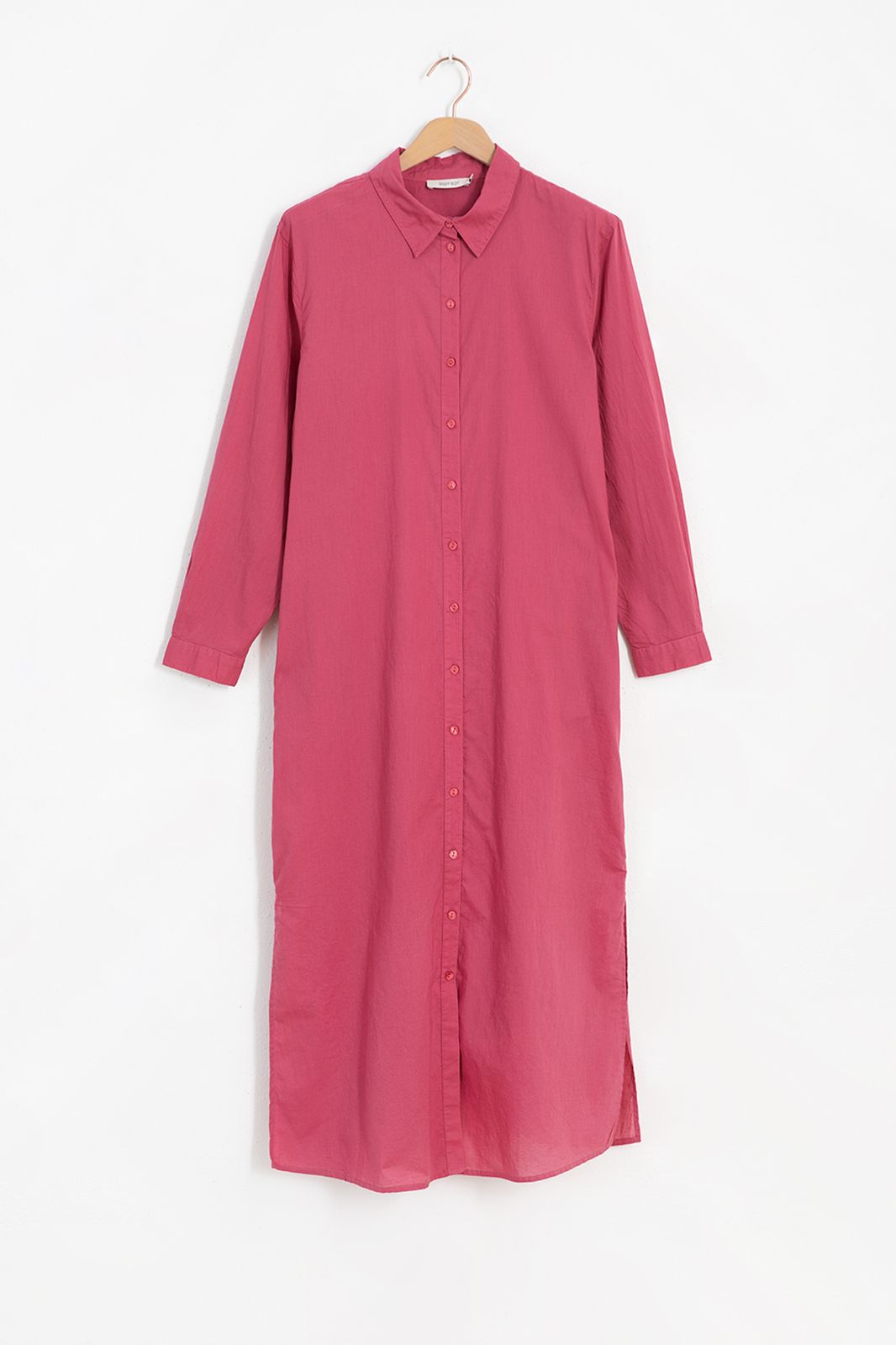 Longe robe chemise - rose