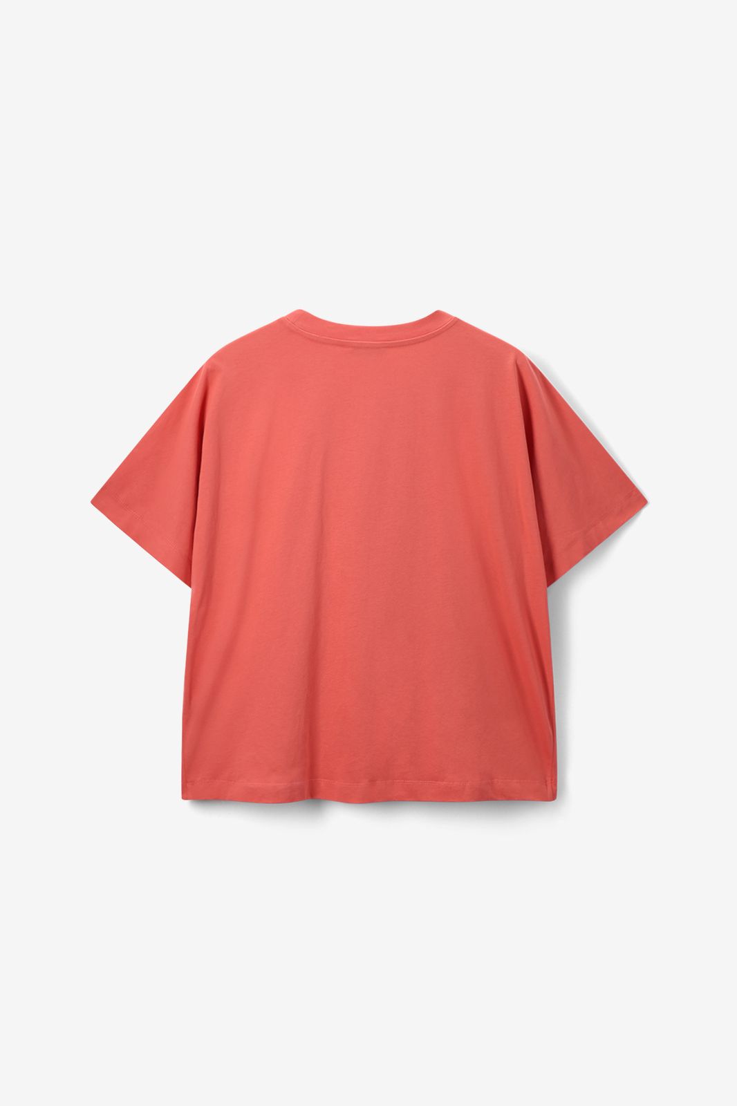 T-shirt avec poche poitrine - rouge