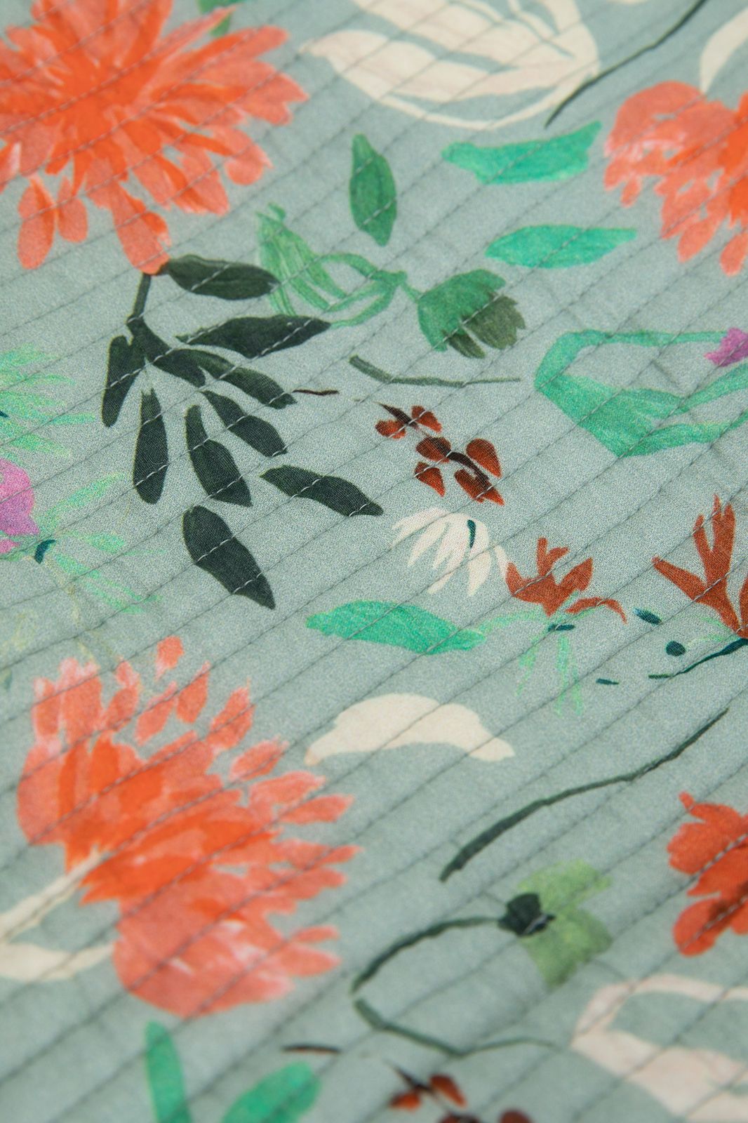 Cabas avec imprimé fleuri - multicolore
