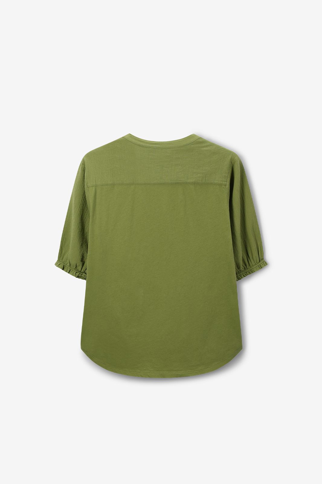 T-shirt avec manches bouffantes - vert