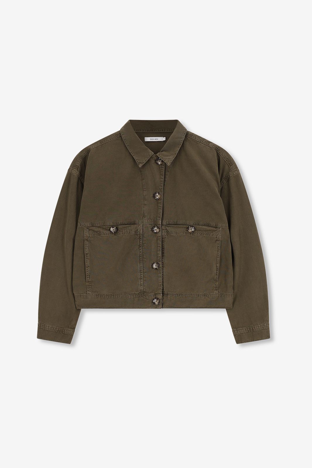 Veste courte - vert foncé