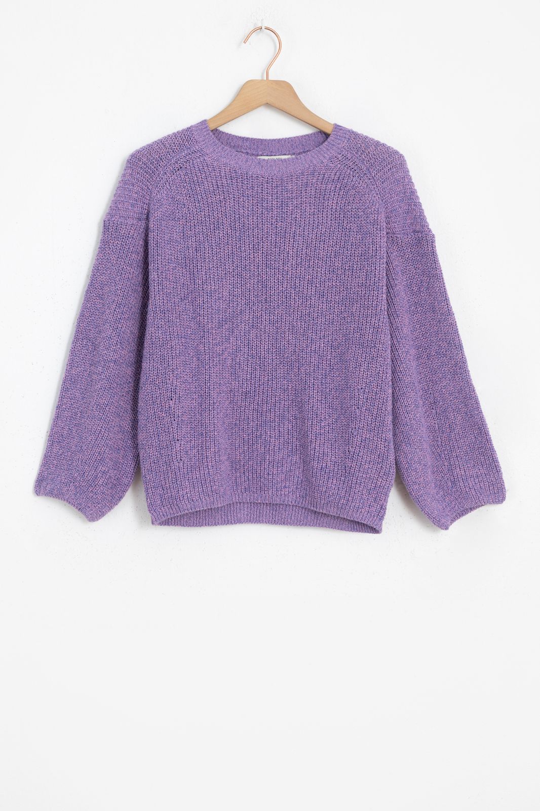 Pull tricoté - violet