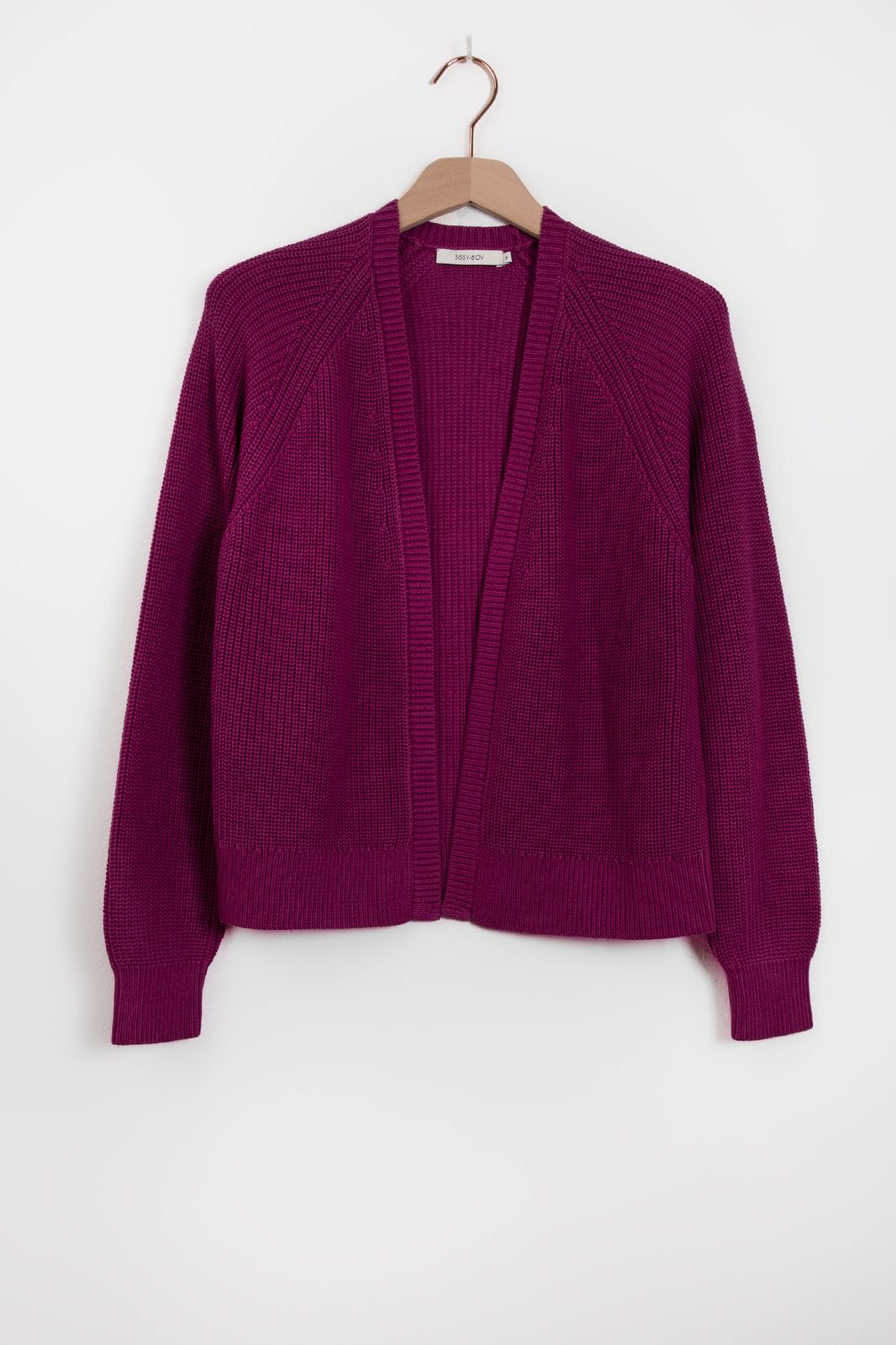 Gilet tricoté - violet