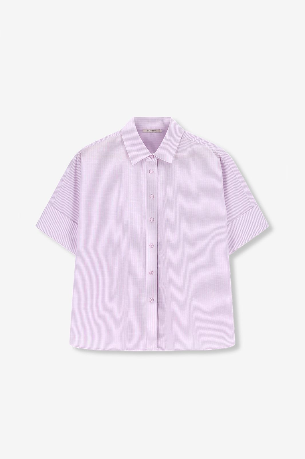Blouse à rayures - violet clair