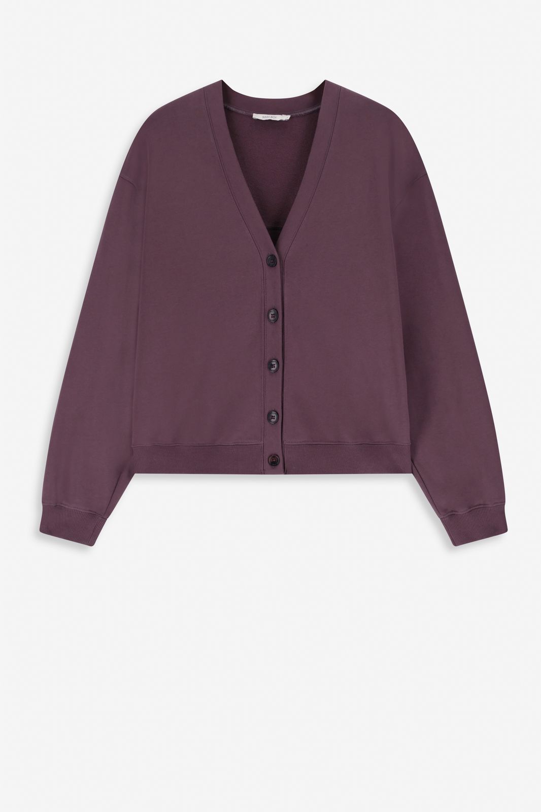 Gilet avec col en V - violet foncé